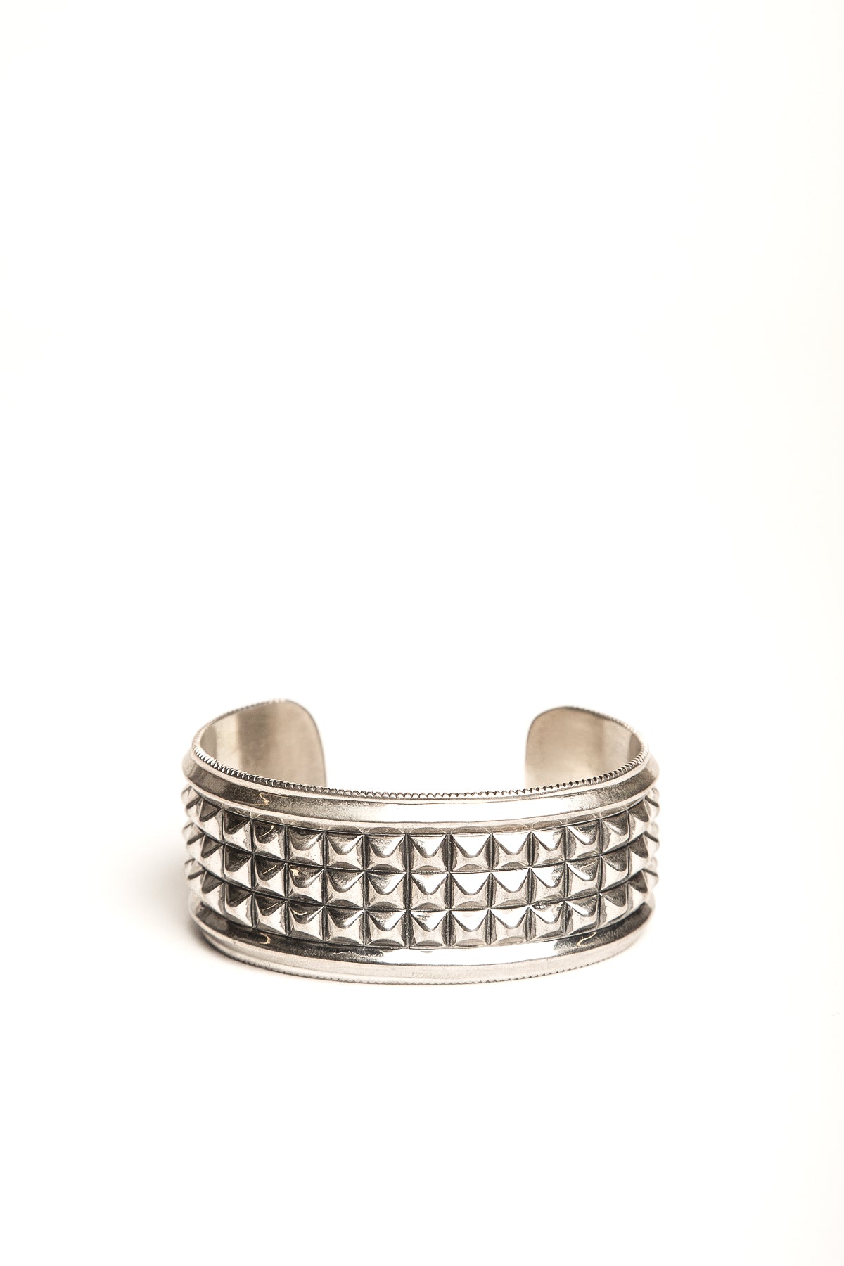 Cody Sanderson 3 Row Pyramid Spike Bracelet | Maxfield