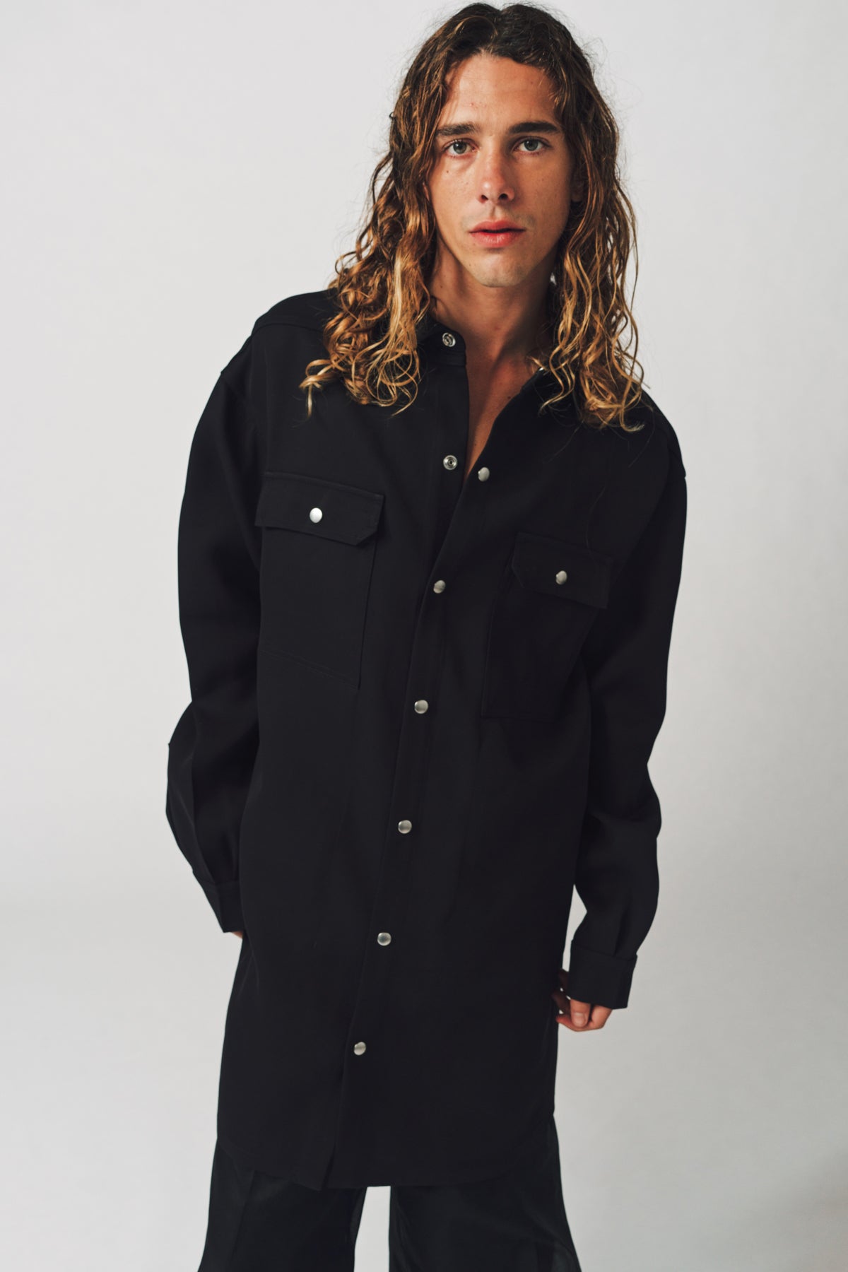 rick owens oversized outershirt測ったところ約62cmでした
