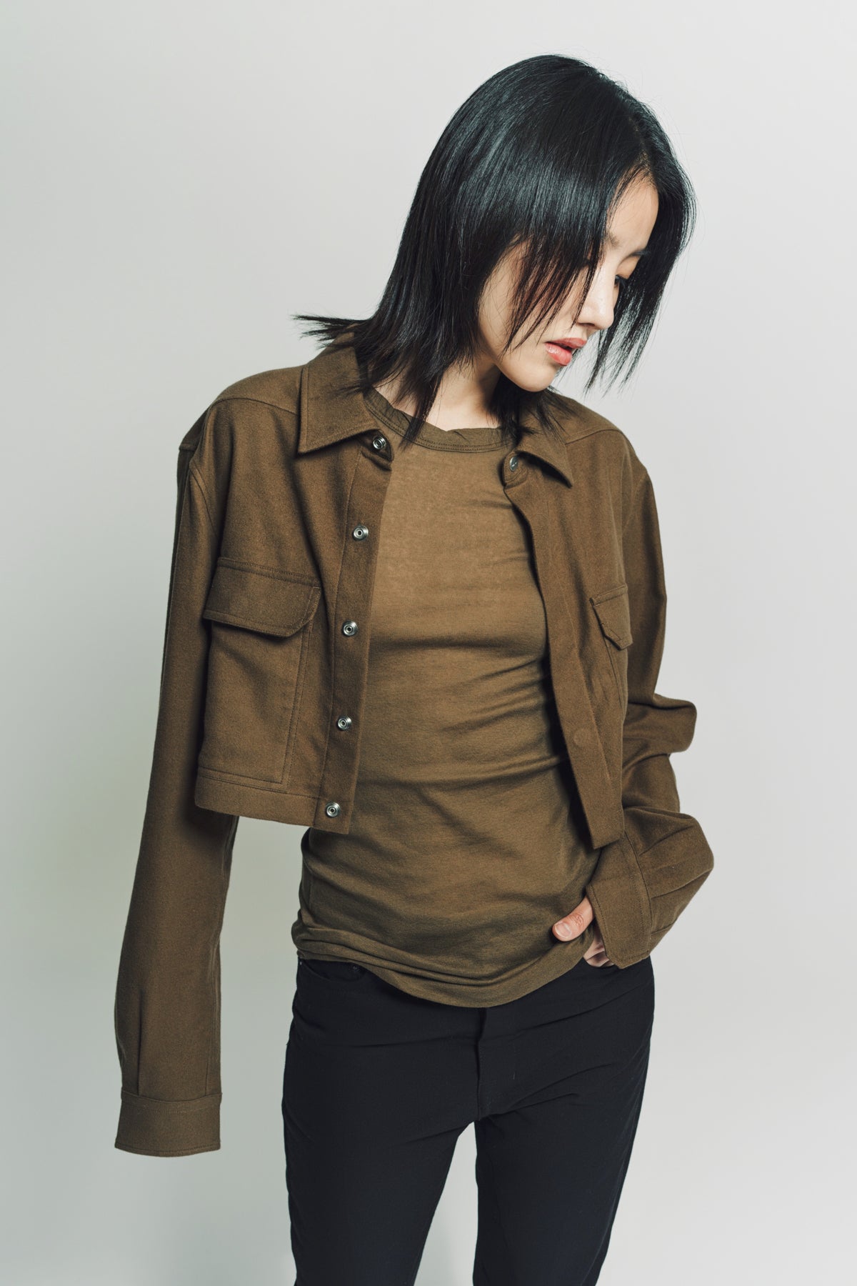 RICK OWENS | CROPPED OUTERSHIRT