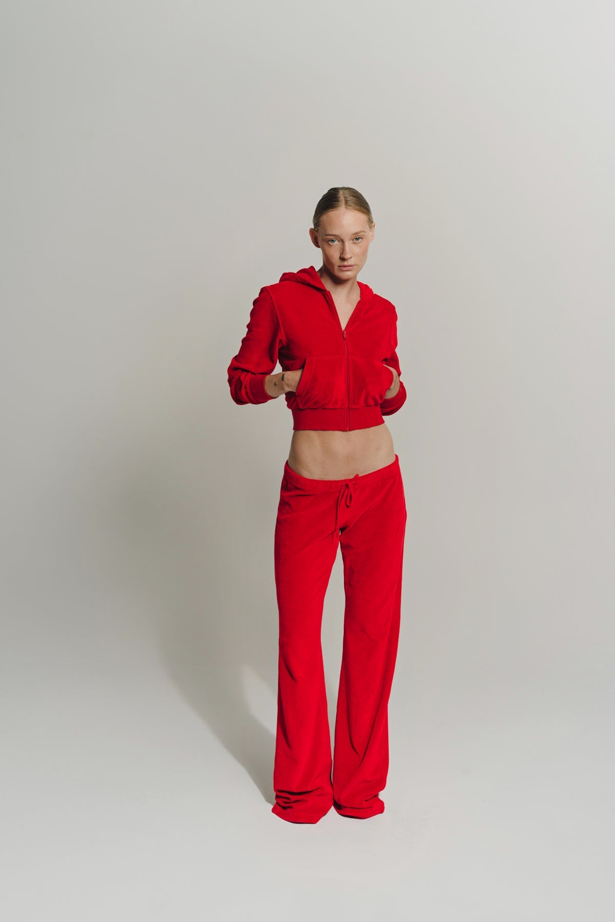 Red tracksuit pants online