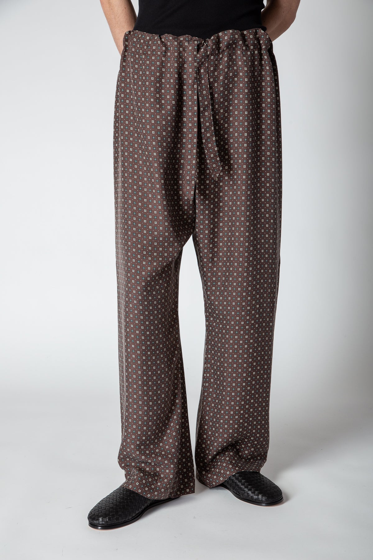 MAISON MARGIELA | PRINTED SILK SATIN PANTS – MAXFIELD LA