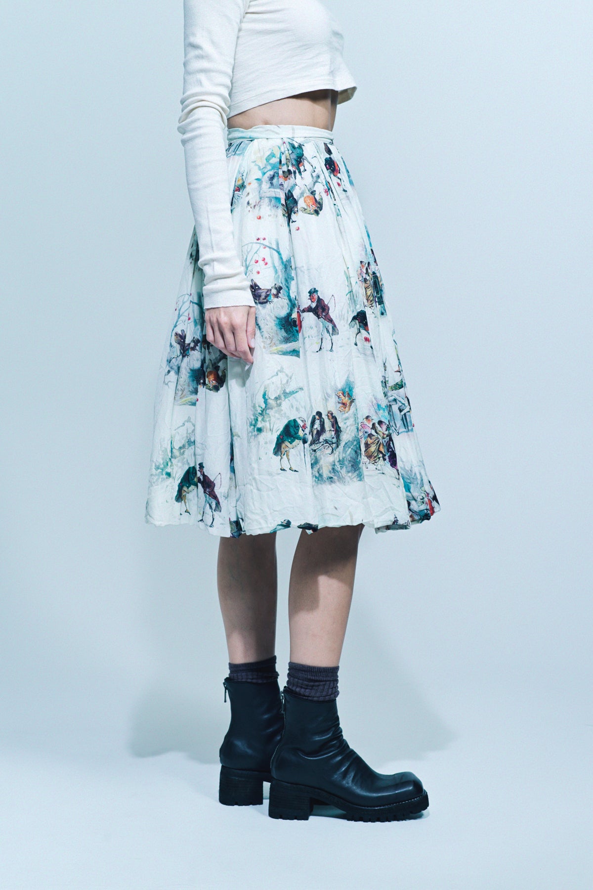 PAUL HARNDEN SHOEMAKERS | TWIGG PRINT SKIRT