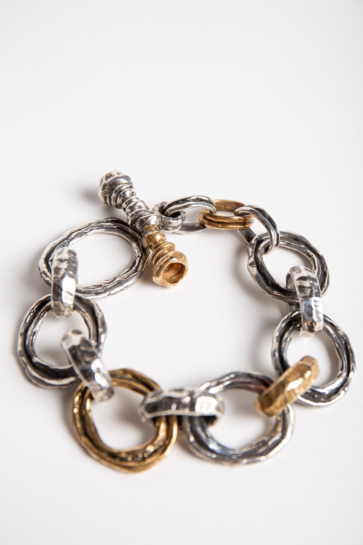 HUNROD | ENKI SILVER BRONZE BRACELET