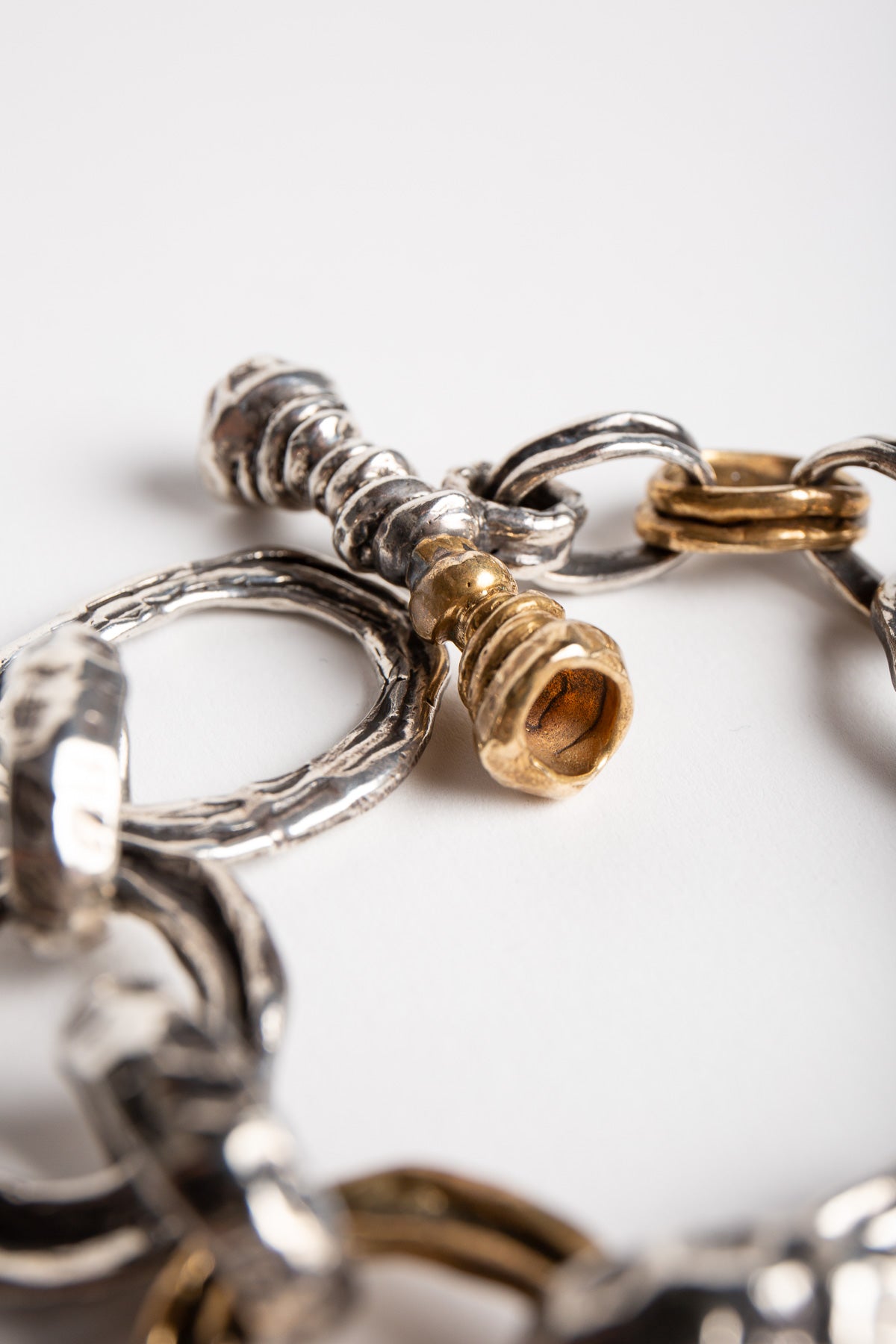 HUNROD | ENKI SILVER BRONZE BRACELET - MAXFIELD LA