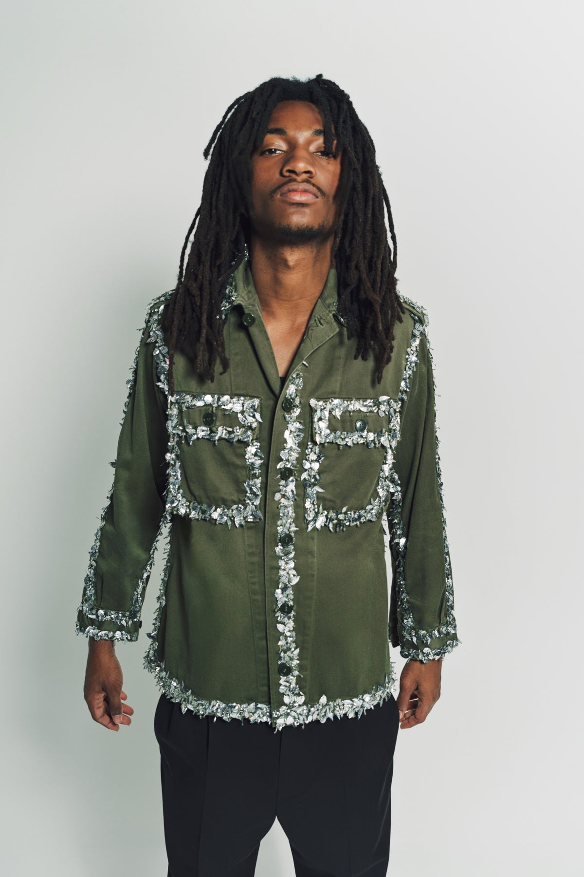 LIBERTINE | BEAD SEAM ARMY JACKET