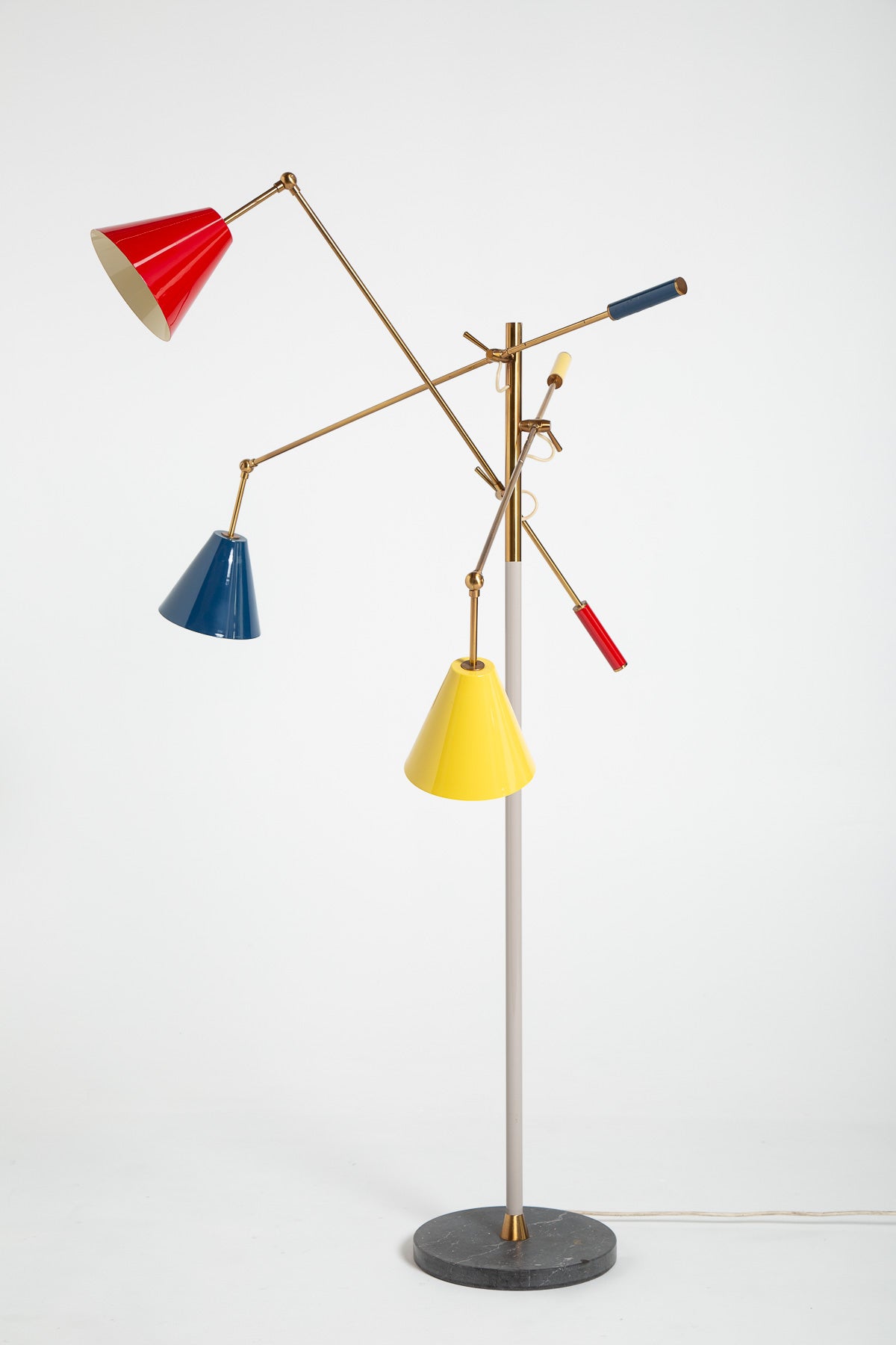 MAXFIELD PRIVATE COLLECTION | VINTAGE 3-ARM FLOOR LAMP