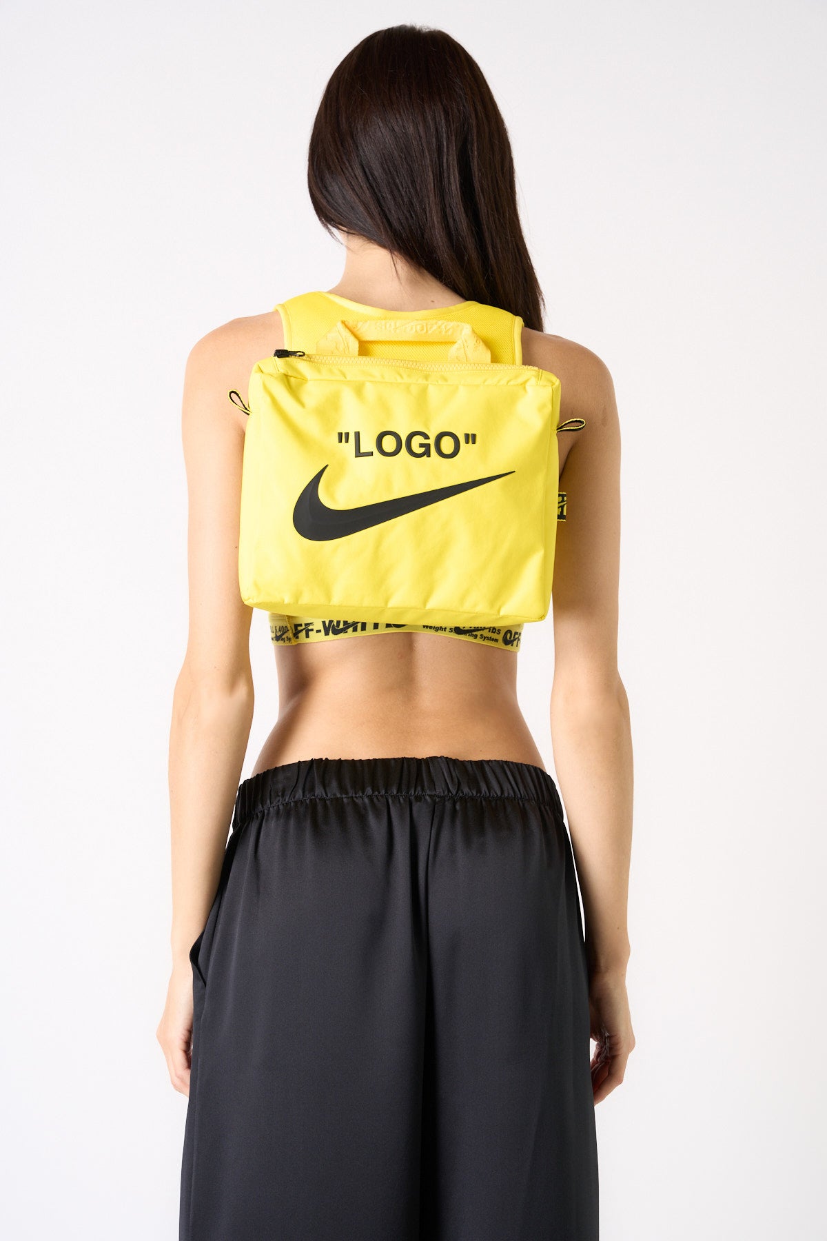 Nike off white crop top hotsell