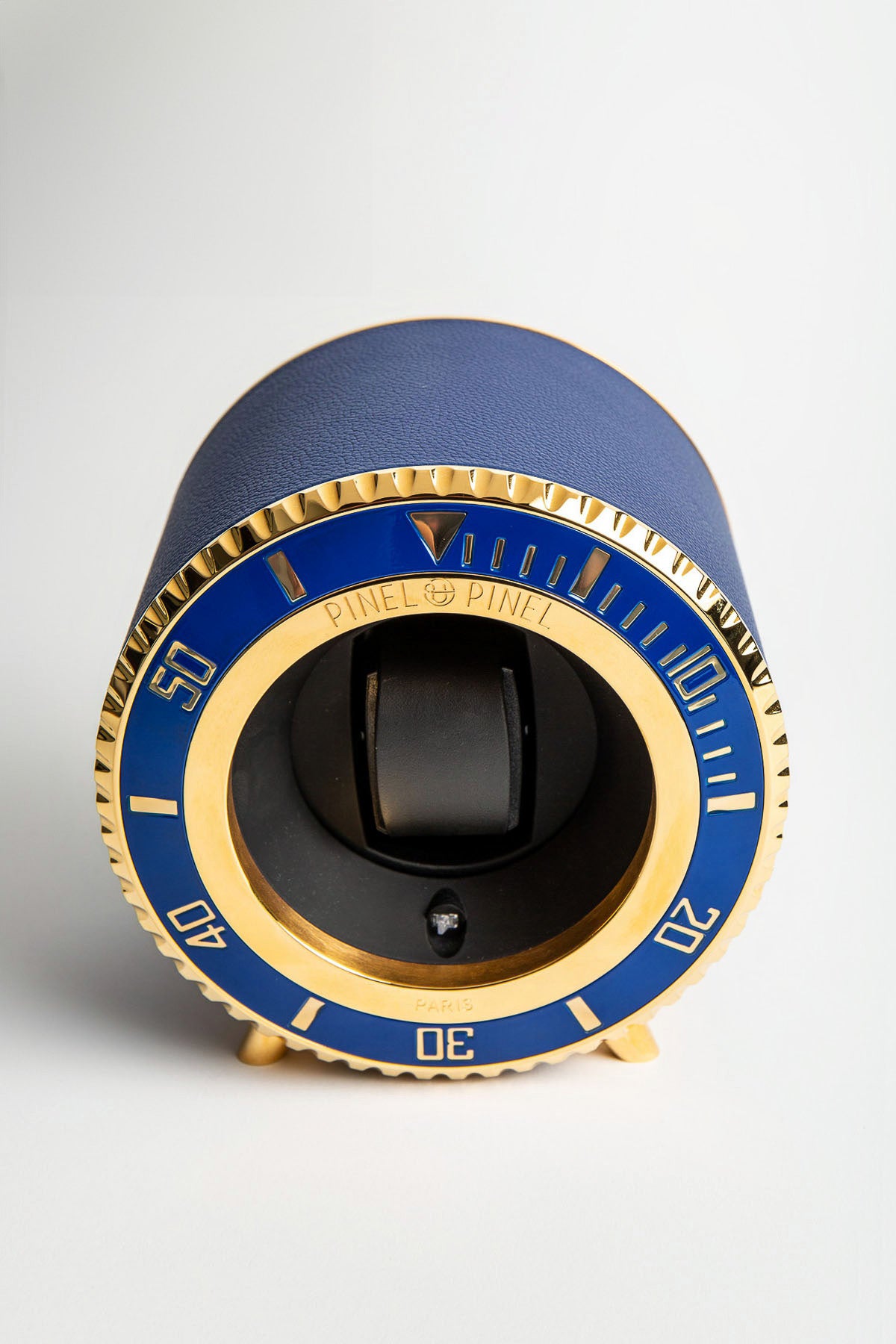 PINEL ET PINEL | TWIN SUB GOLD/CALFSKIN WATCH WINDER