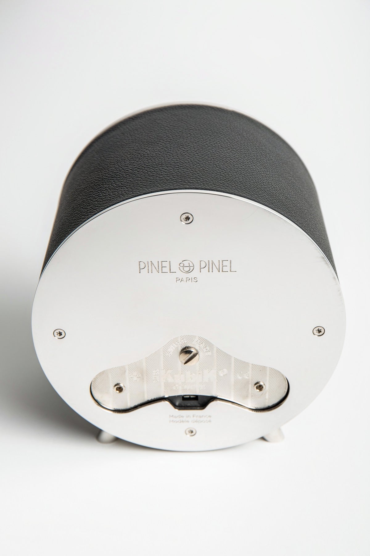 PINEL ET PINEL | TWIN SILVER CALFSKIN WATCH WINDER