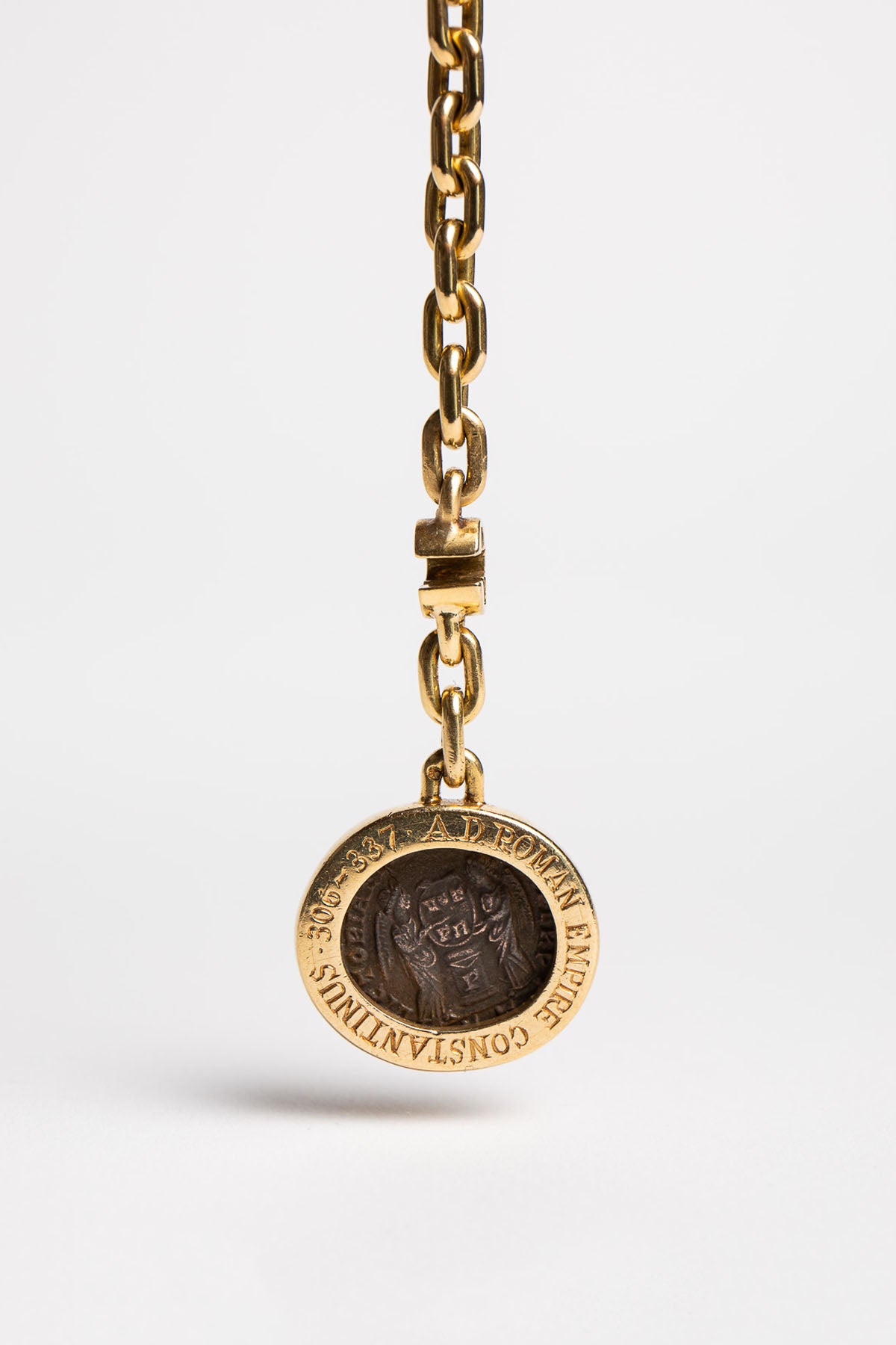 BULGARI | 1970'S ROMAN COIN KEYCHAIN