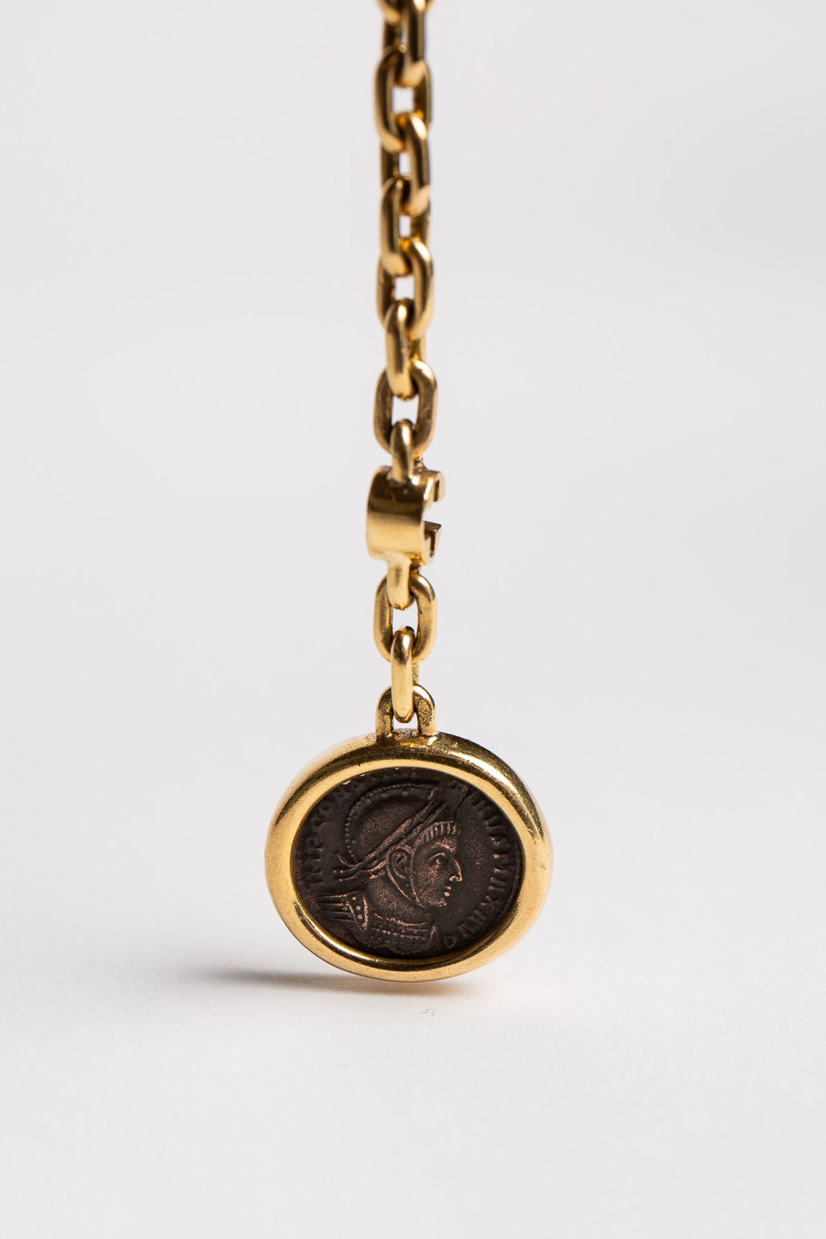 BULGARI | 1970'S ROMAN COIN KEYCHAIN