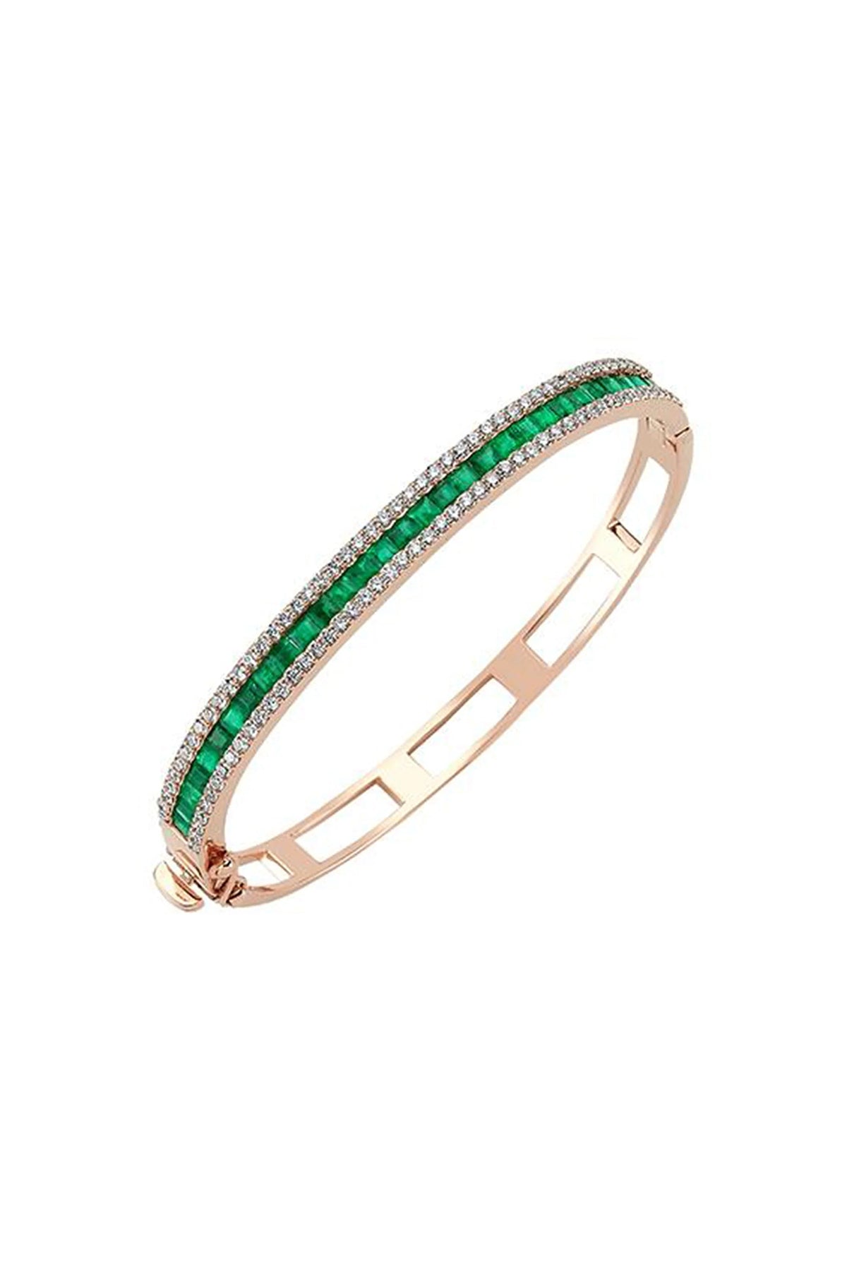 BEE GODDESS | MONDRIAN DIAMOND & EMERALD BRACELET