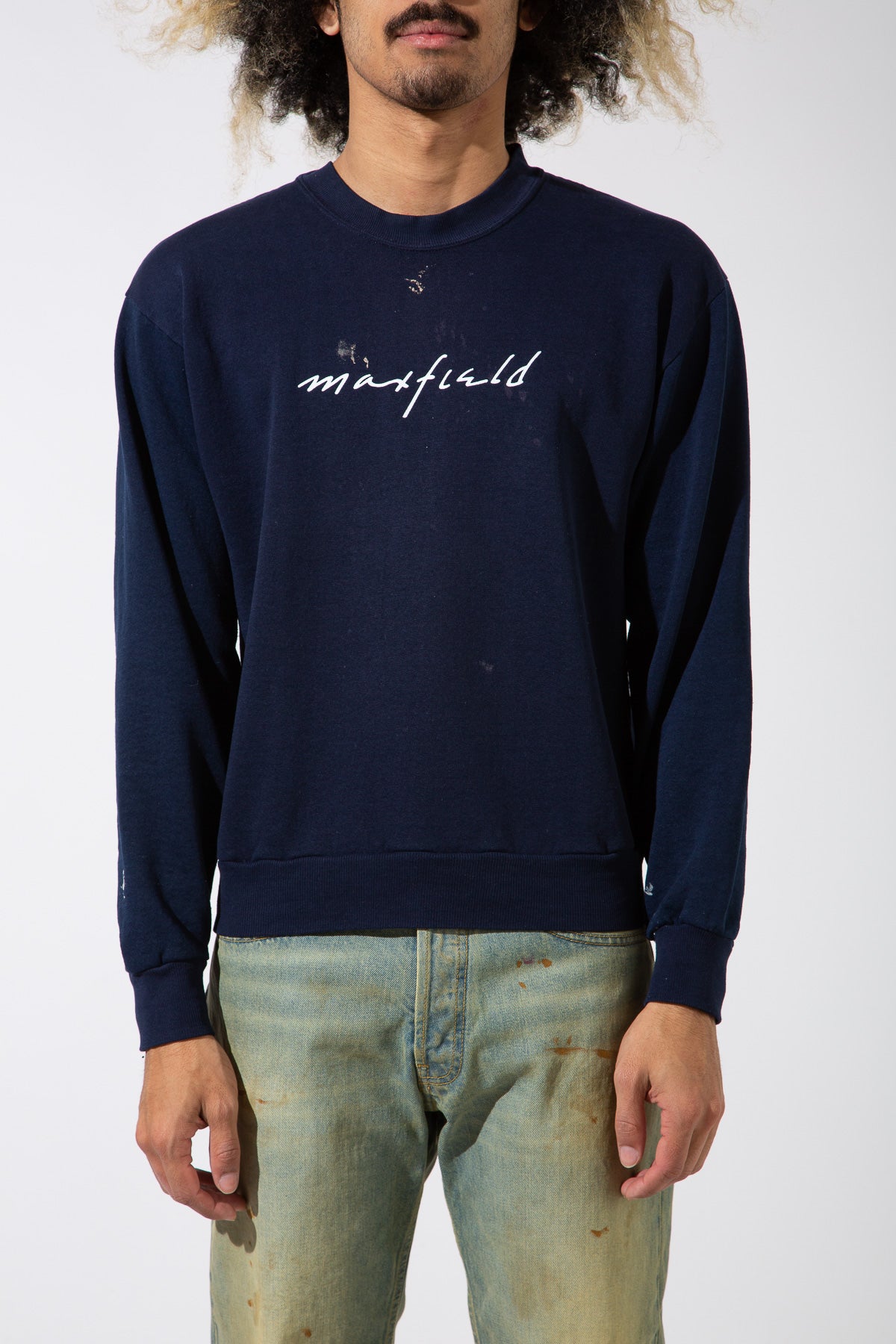 MAXFIELD MERCH COLLECTION | VINTAGE MAXFIELD LOGO CREWNECK