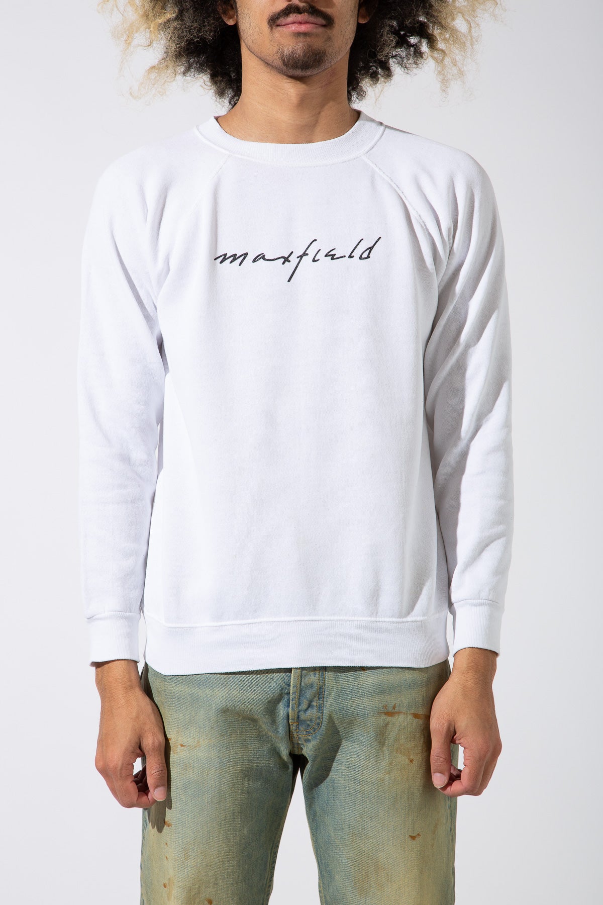 MAXFIELD MERCH COLLECTION | VINTAGE MAXFIELD LOGO CREWNECK