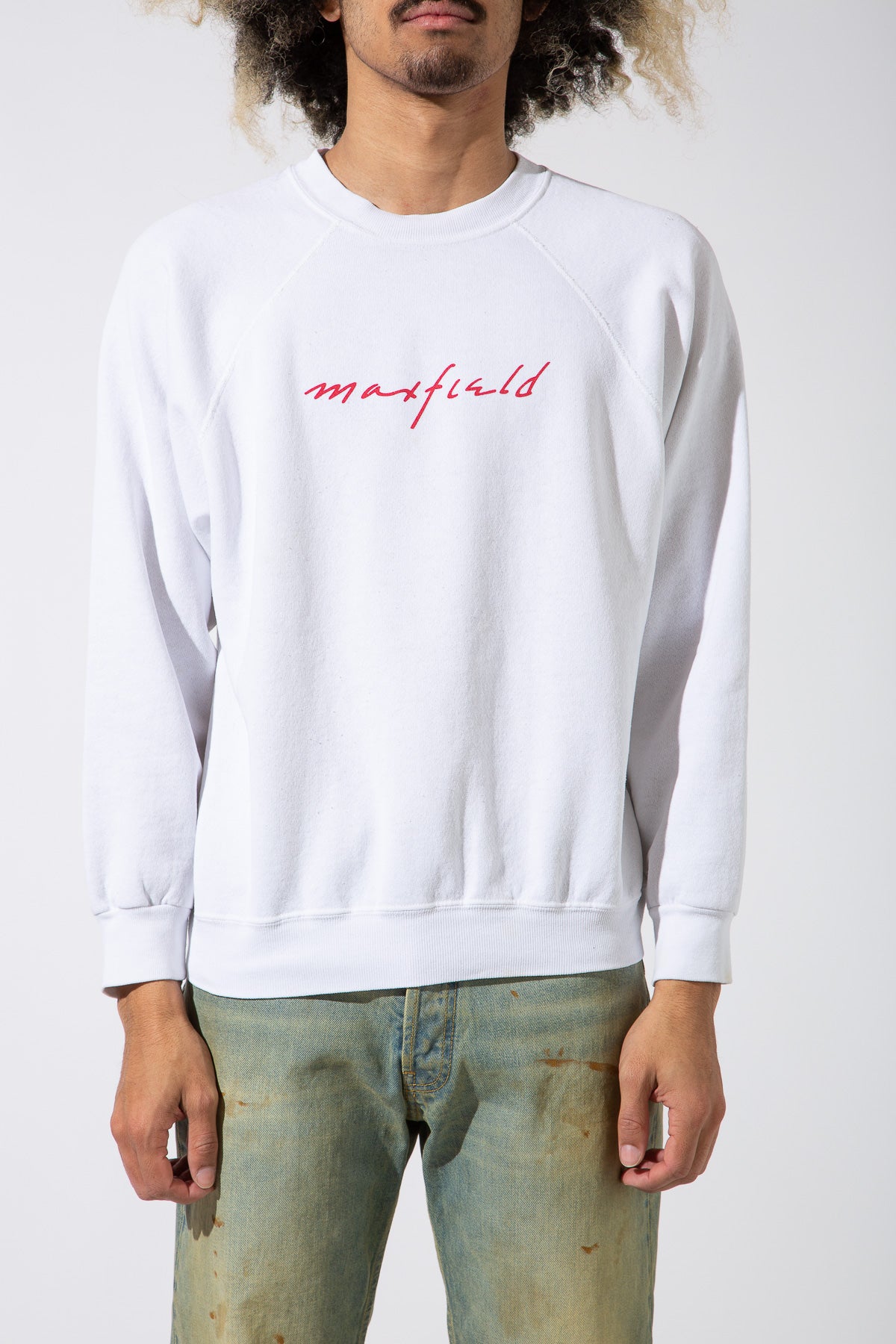 MAXFIELD MERCH COLLECTION | VINTAGE MAXFIELD LOGO CREWNECK