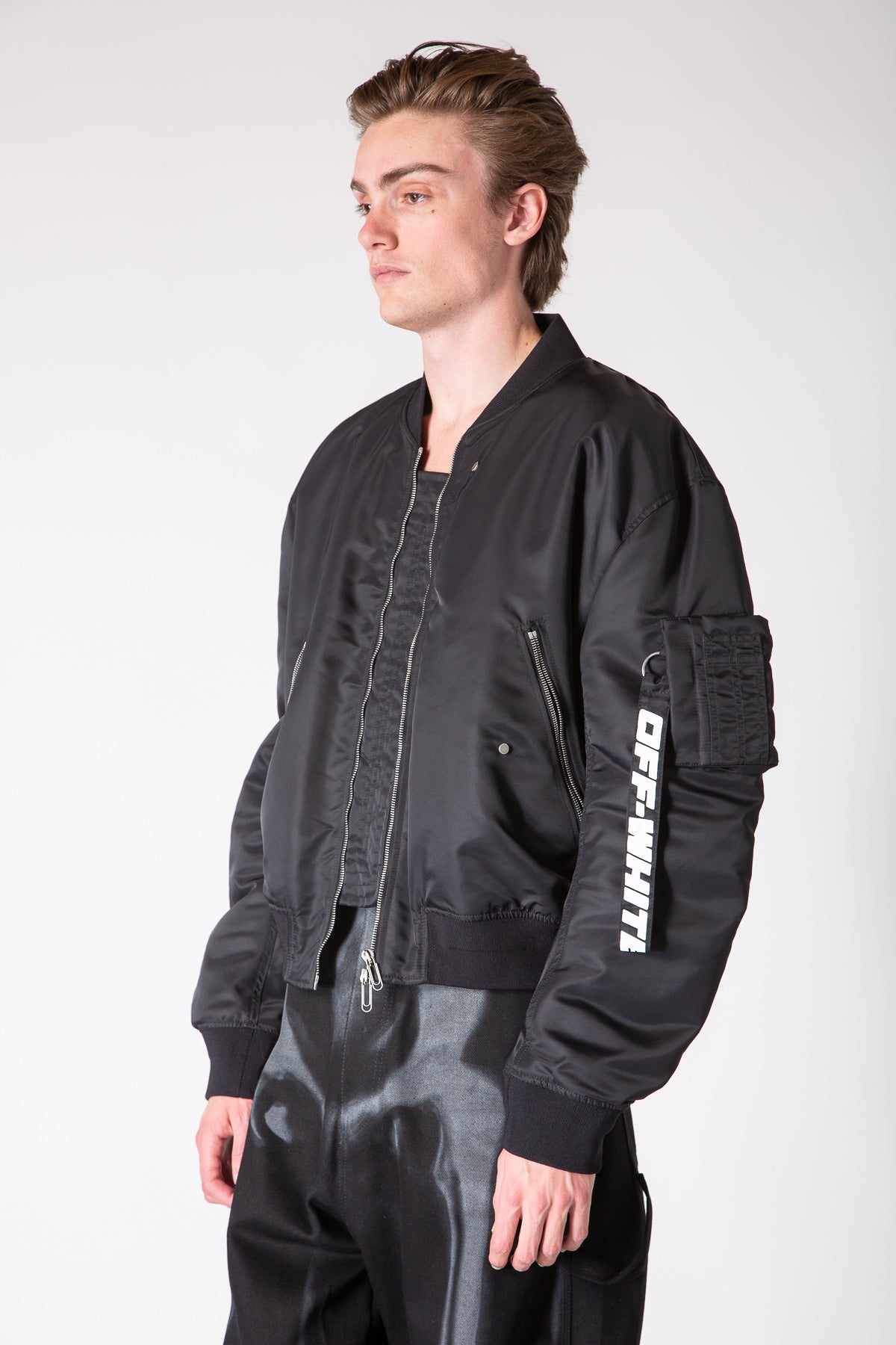 Off white flight jacket hotsell