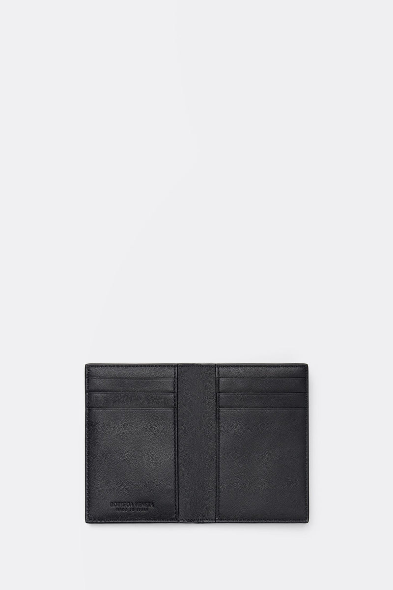 Burberry Grainy Leather International Bifold Wallet Black in