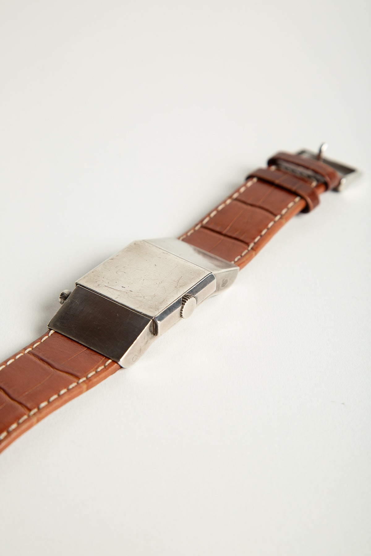 HERMÈS | 1920'S STERLING SILVER GOLF BELT WATCH