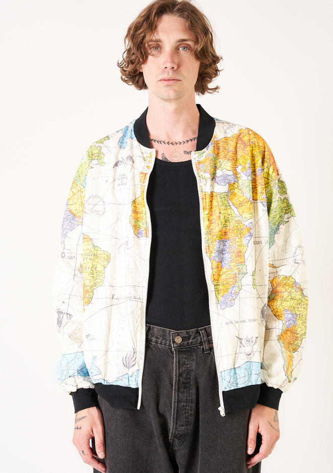 SAINT MICHAEL | DR. WOO WORLD MAP JACKET