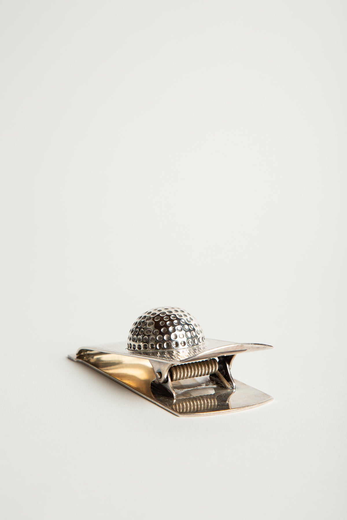 HERMÈS | 60'S SILVER GOLF BALL PAPER CLIP