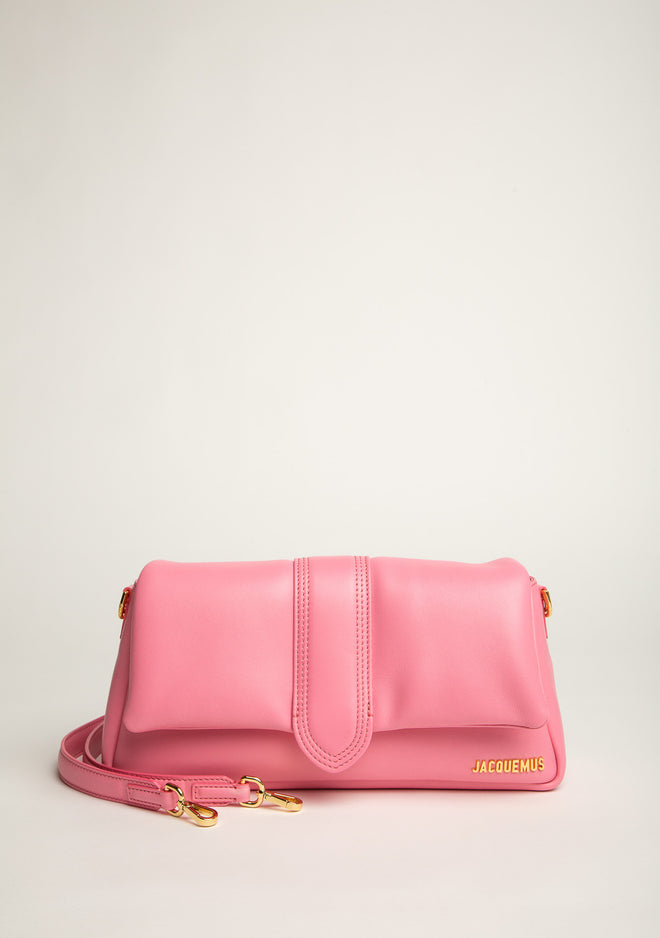 Le Bambino Leather Shoulder Bag in Pink - Jacquemus