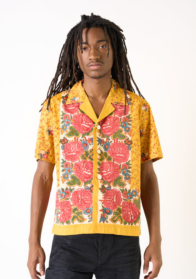 BODE | BLOOMING BORDER SHORT SLEEVE SHIRT