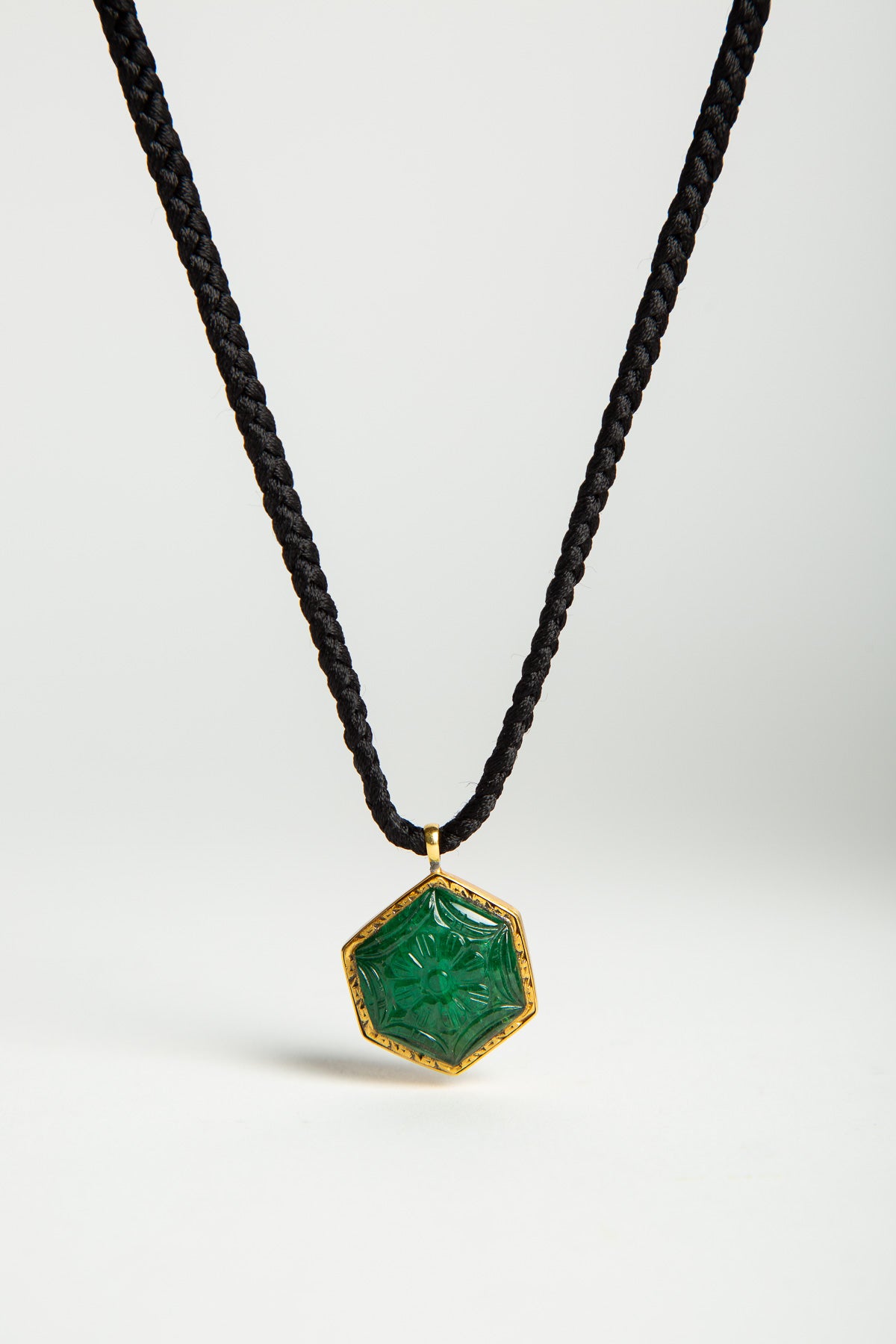 AMRAPALI LONDON | 18K YELLOW GOLD AND EMERALD ROPE NECKLACE - MAXFIELD LA