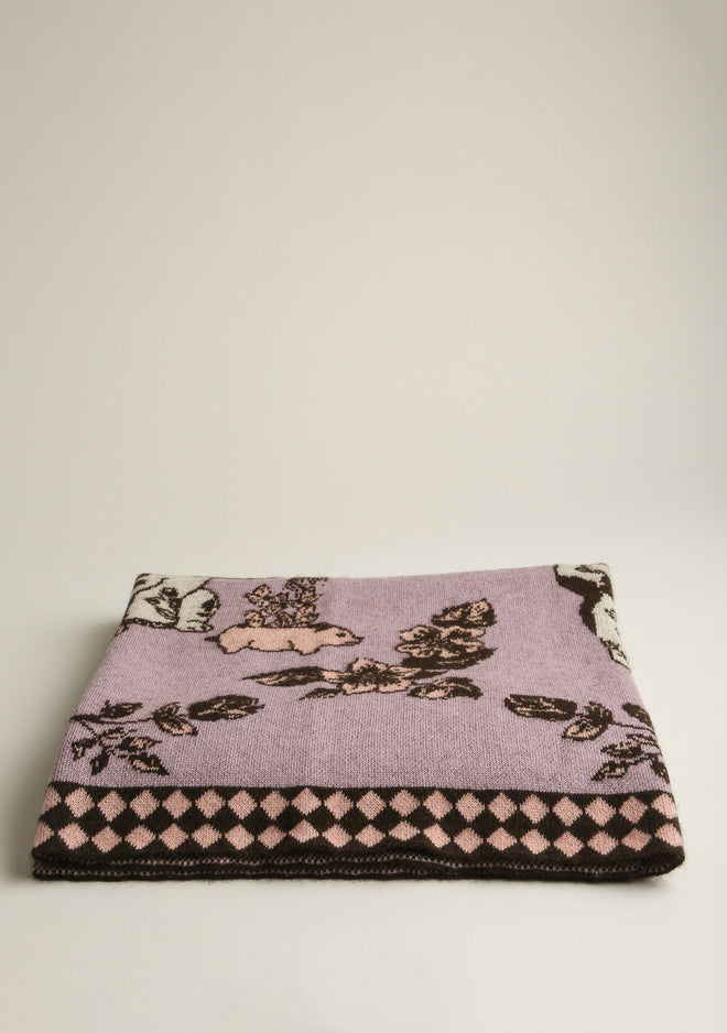 Trompe L'oeil Throw Blanket — SAVED NY