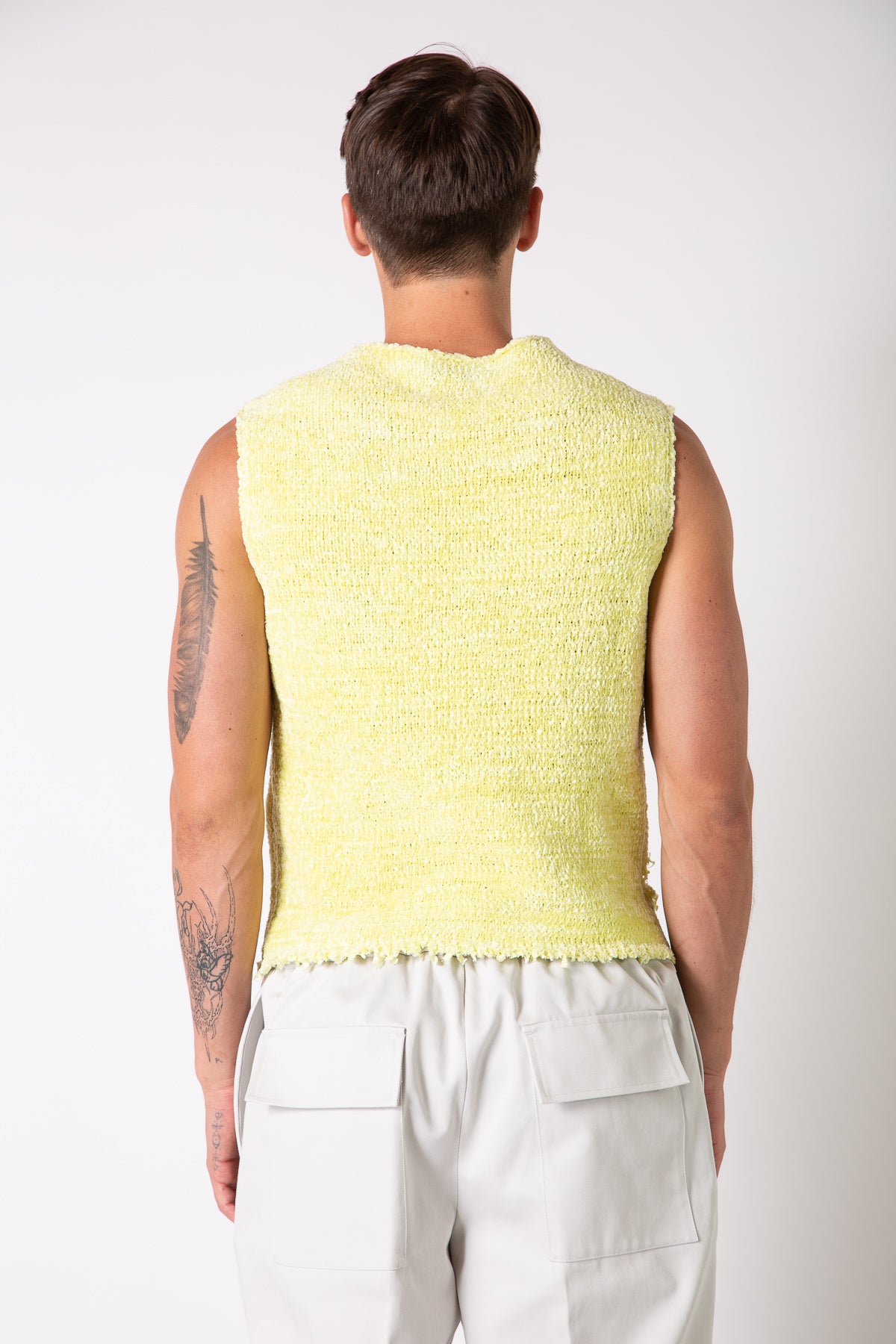 JIL SANDER | DESTROYED CHENILLE VEST