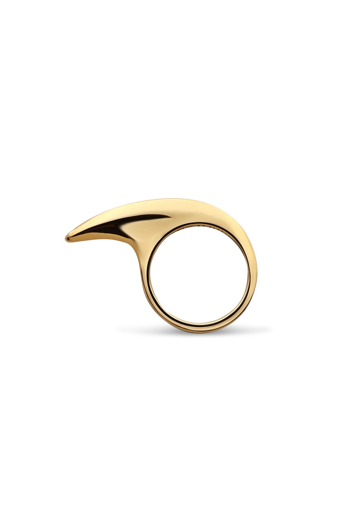 JOVANA DJURIC | SMALL YELLOW GOLD SLICE RING