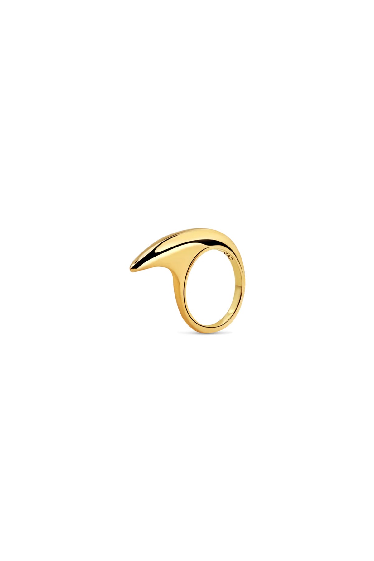 JOVANA DJURIC | SMALL YELLOW GOLD SLICE RING