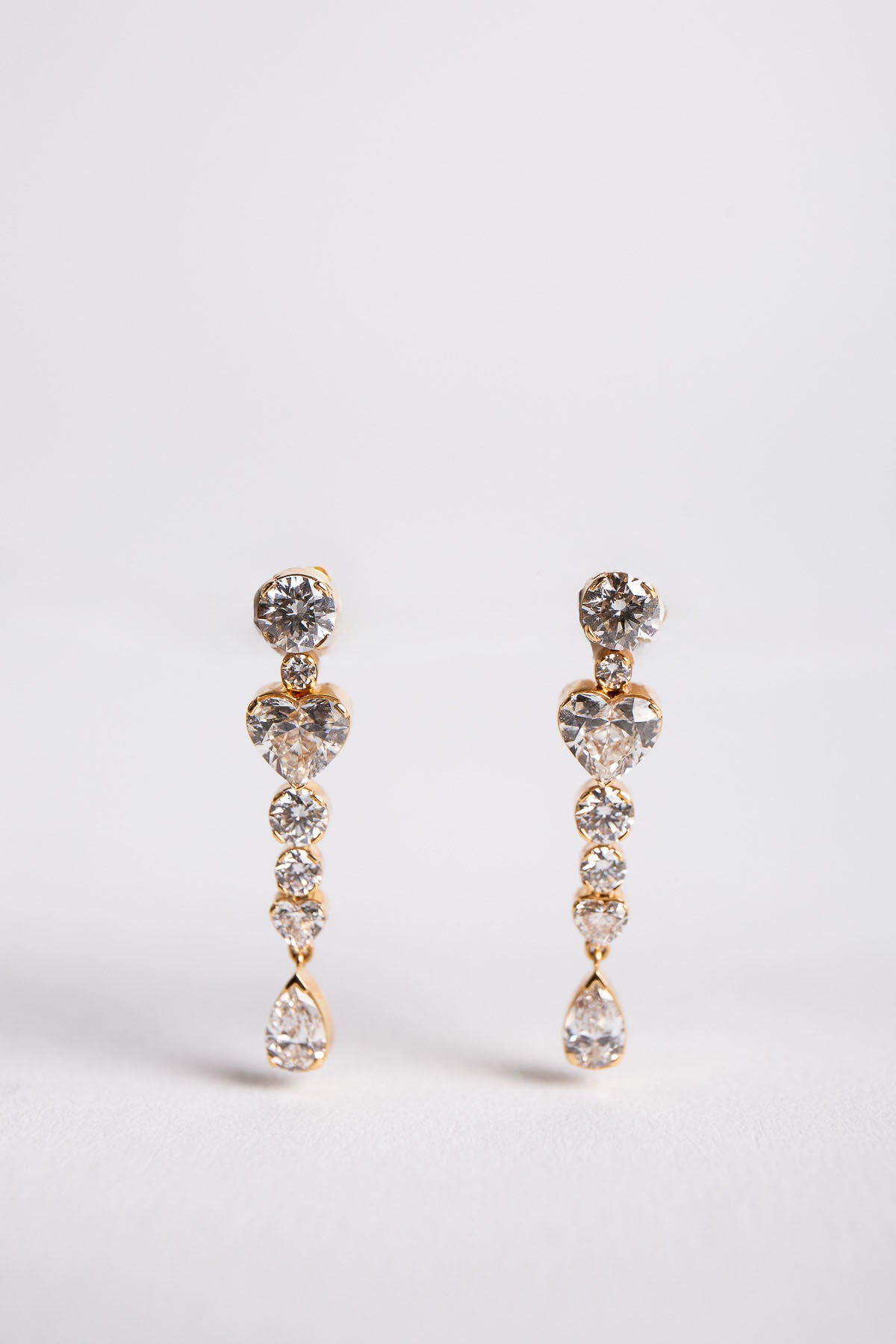 SOPHIE BILLE BRAHE | PAIR OF CHAMBRE DIAMOND EARRINGS - MAXFIELD LA