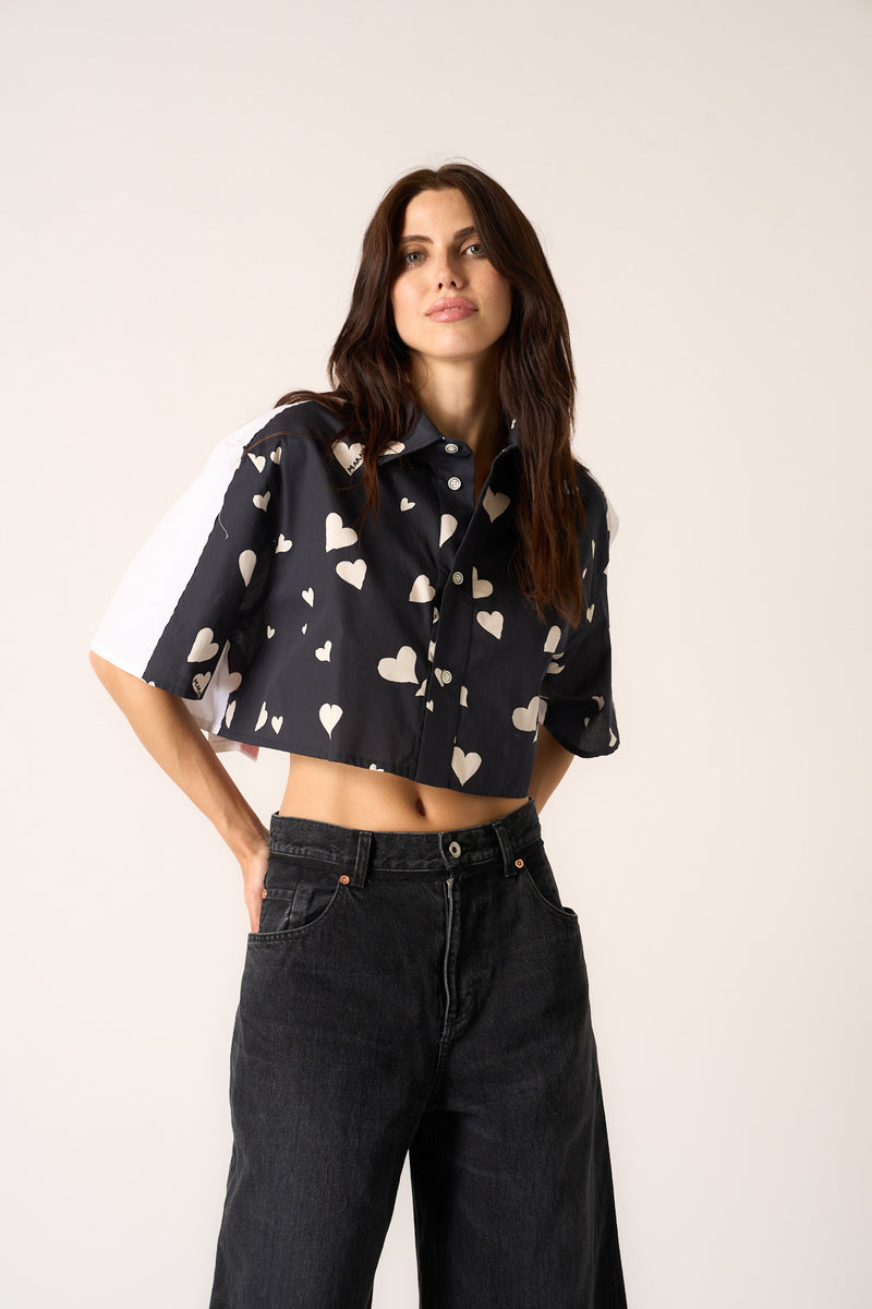 Marni Heart-Print T-Shirt