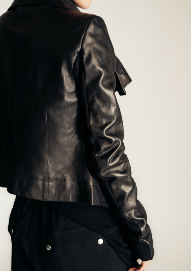 RICK OWENS | CLASSIC LEATHER BIKER JACKET