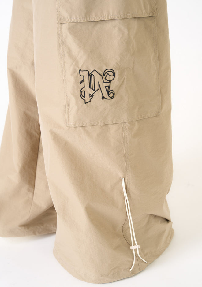 Monogram nylon parachute pants - Palm Angels - Men | Luisaviaroma