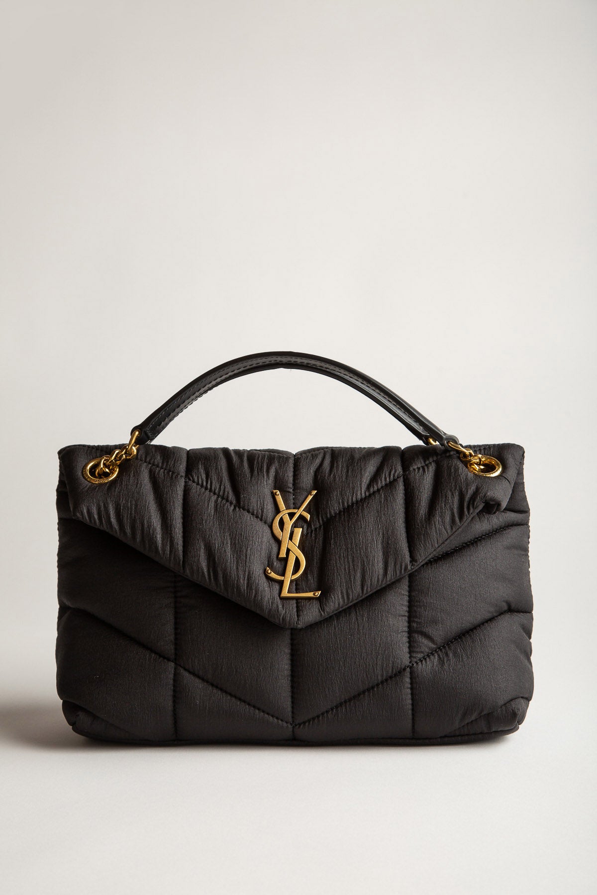 Ysl loulou puffer bag small hot sale