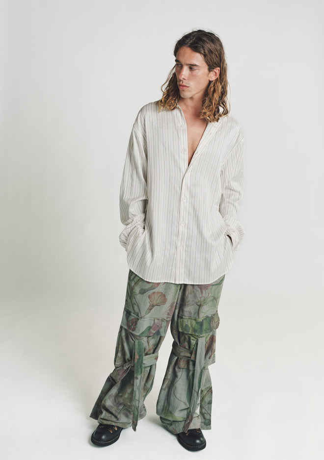 DRIES VAN NOTEN | PRINTED LOOSE STRAP PANTS – MAXFIELD LA