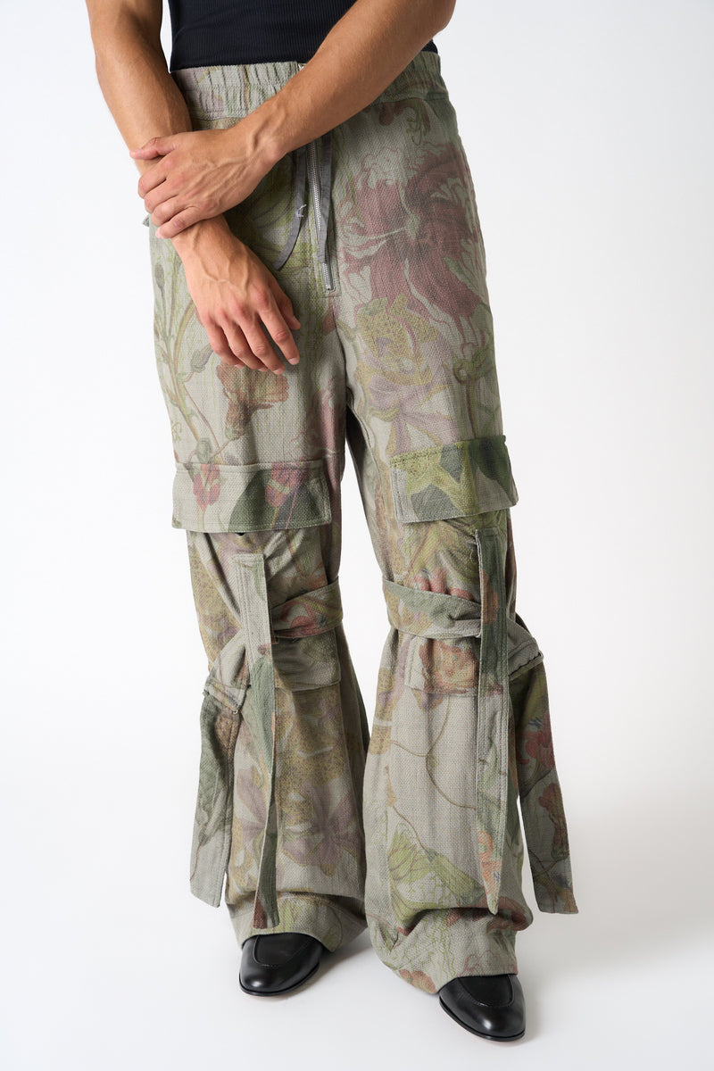 DRIES VAN NOTEN | PRINTED LOOSE STRAP PANTS – MAXFIELD LA