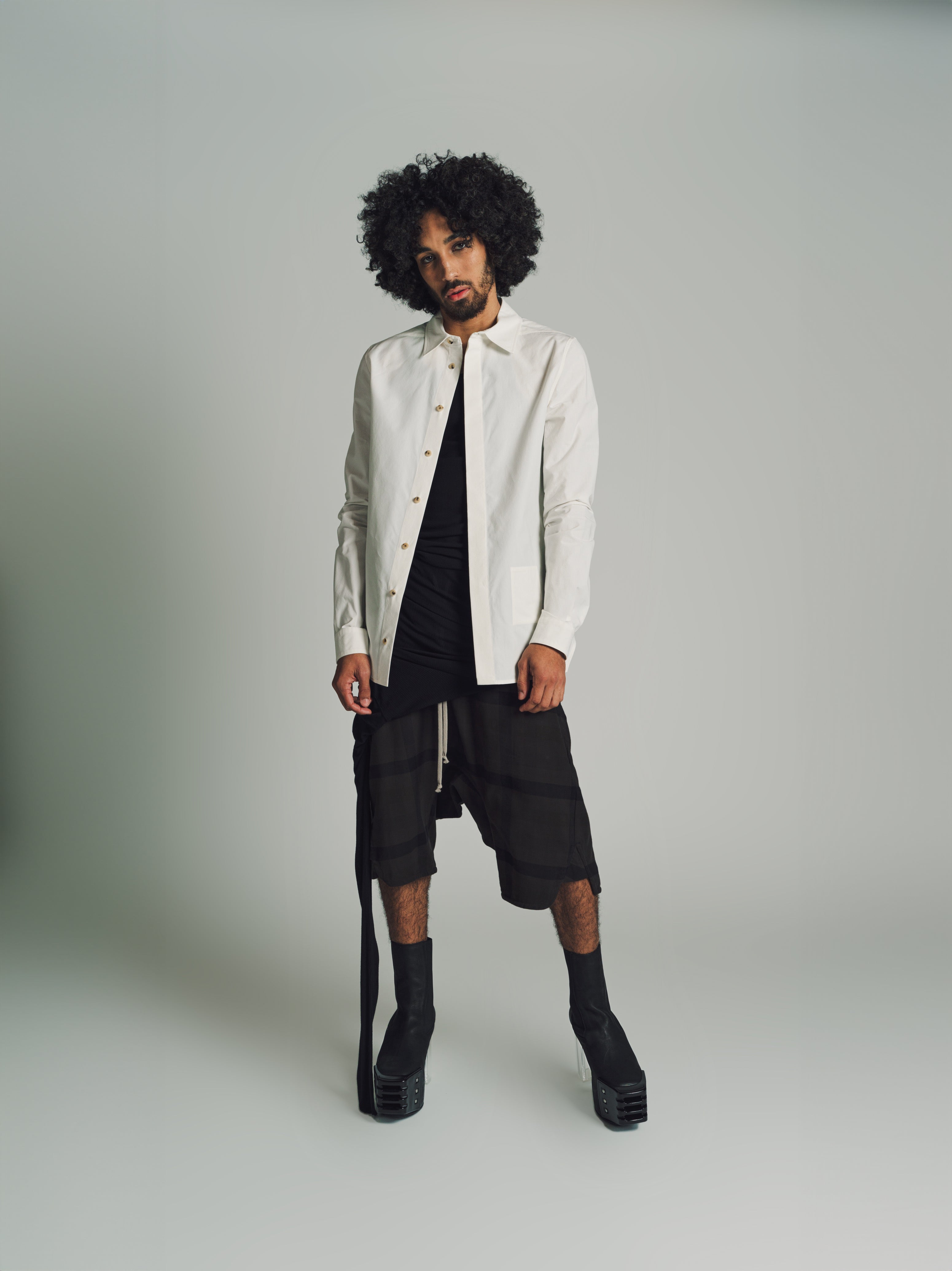 RICK OWENS | OFFICE LONG SLEEVE SHIRT