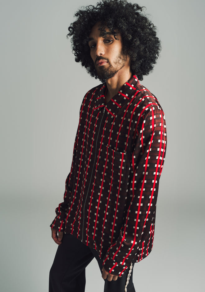 WALES BONNER | BELIEF ZIP SHIRT