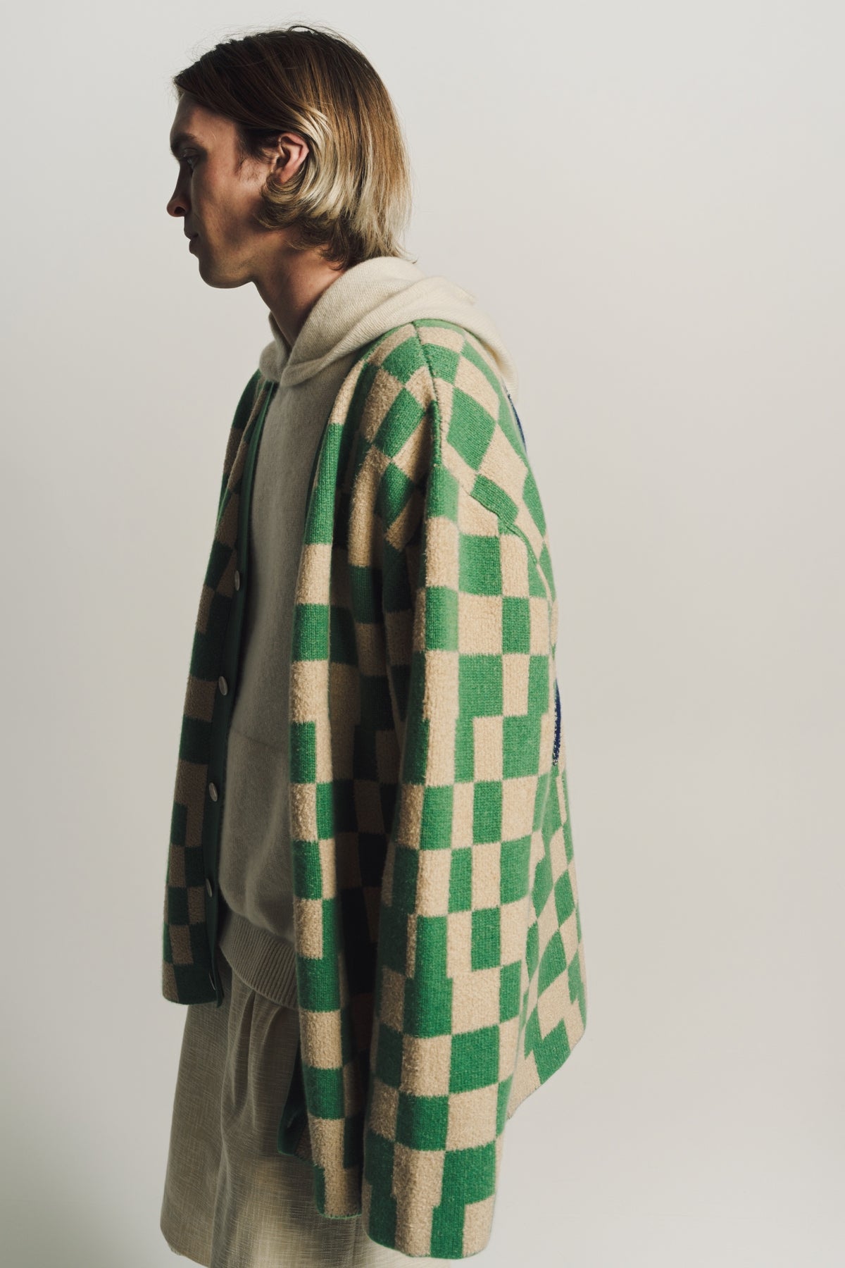 THE ELDER STATESMAN | CARDINAL CHECKER CARDIGAN - MAXFIELD LA