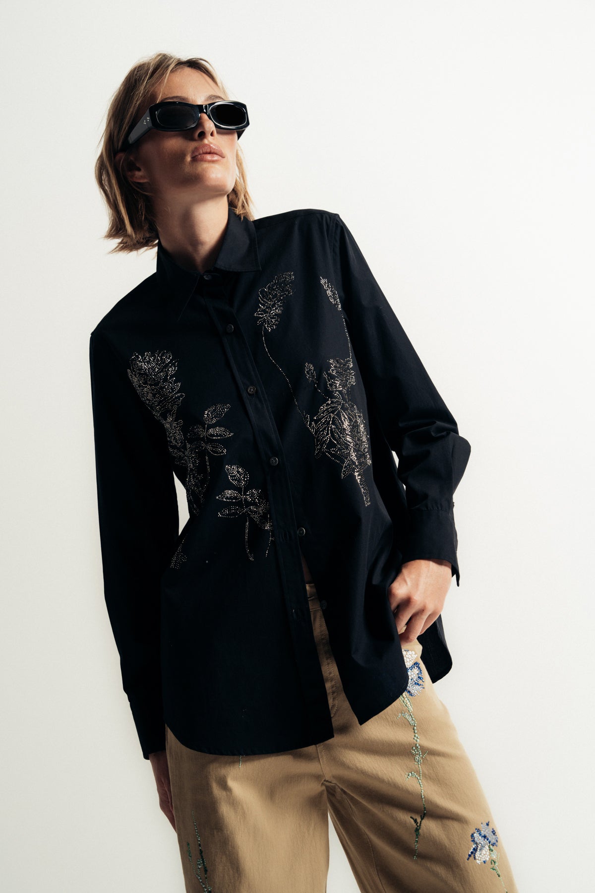 LIBERTINE | CRYSTAL 'BOTANICAL' NEW CLASSIC SHIRT