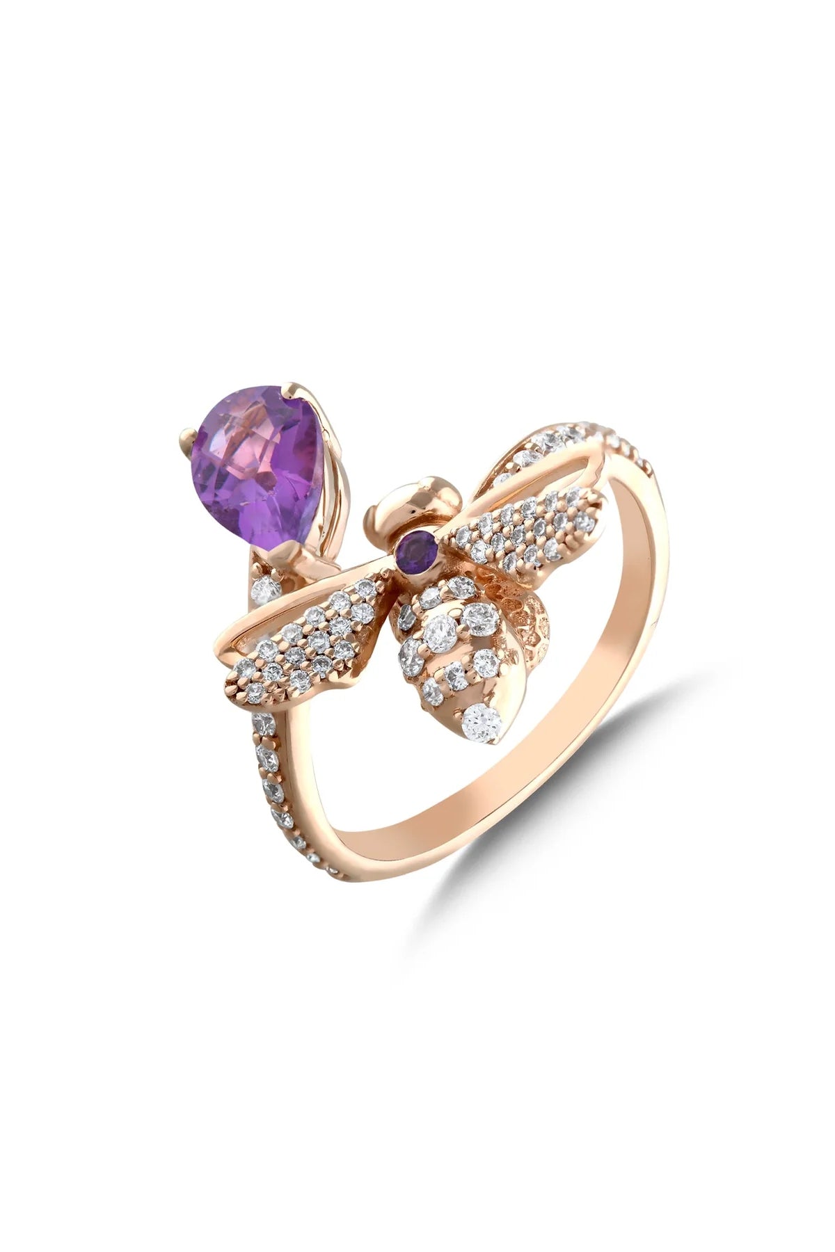 BEE GODDESS | QUEEN BEE MELLONA AMETHYST RING