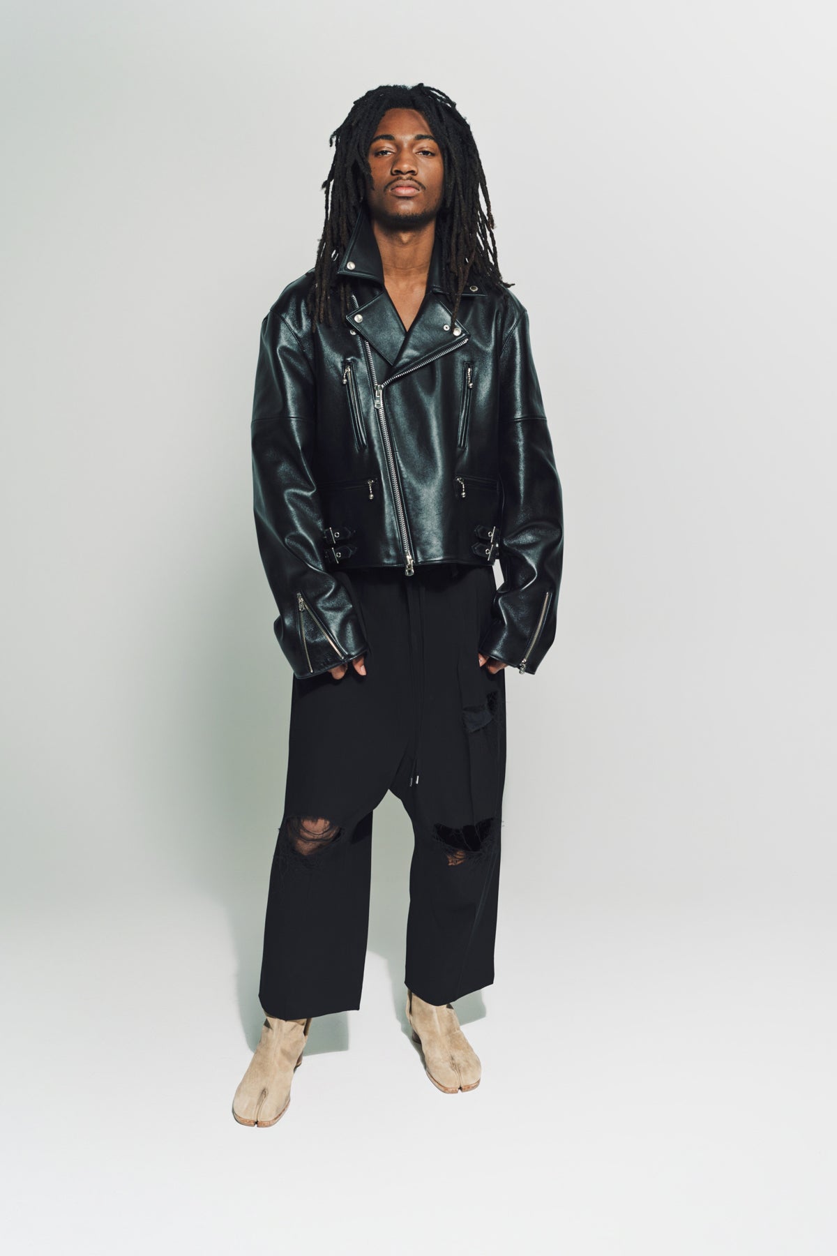 THE SOLOIST | TWO-WAY CROP RIDER JACKET