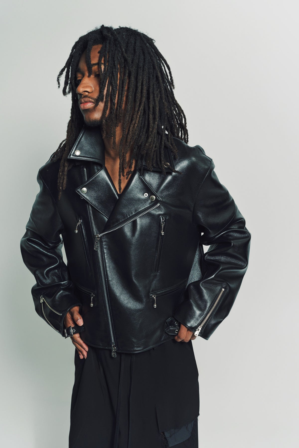 THE SOLOIST | TWO-WAY CROP RIDER JACKET