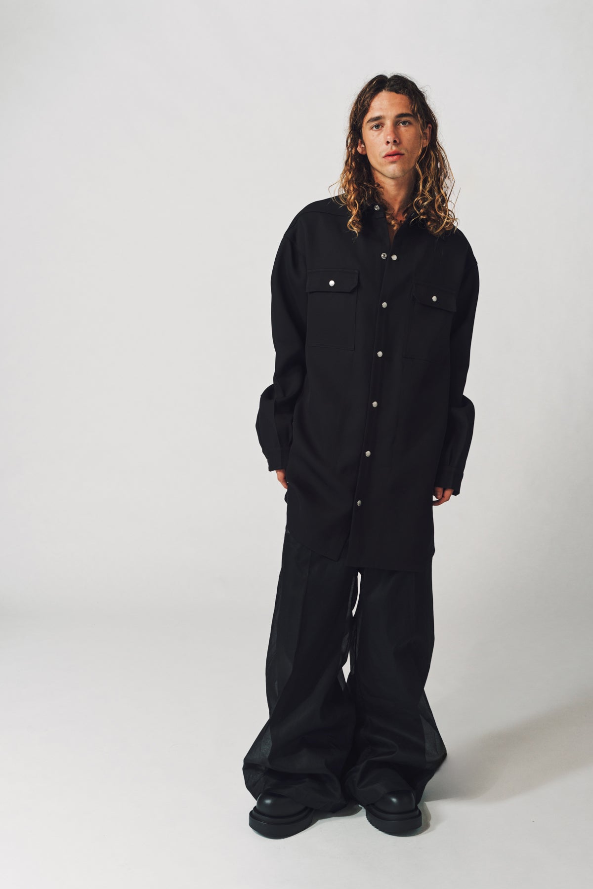 Rick owens FW22 OUTER SHIRT 44 - シャツ