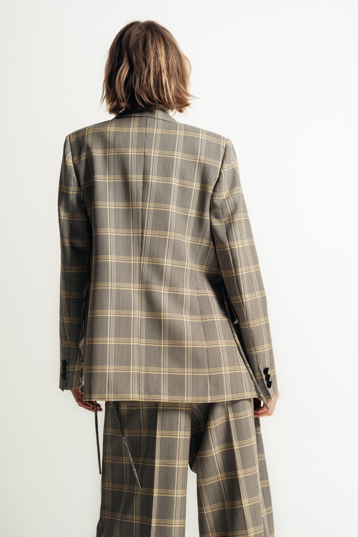 MARNI | CHECKED TECH WOOL JACKET