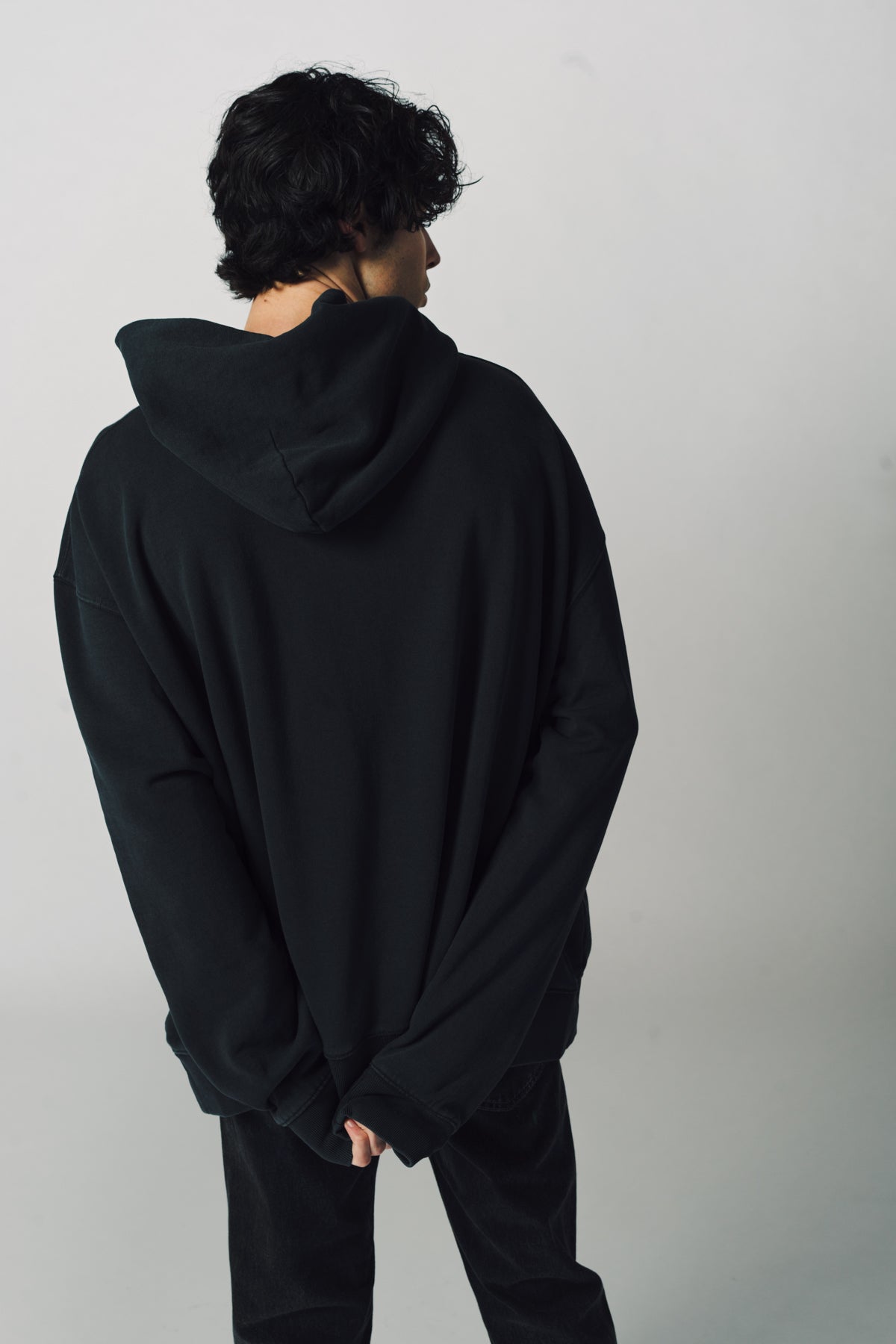 MAISON MARGIELA | REVERSE LOGO HOODED SWEATSHIRT - MAXFIELD LA