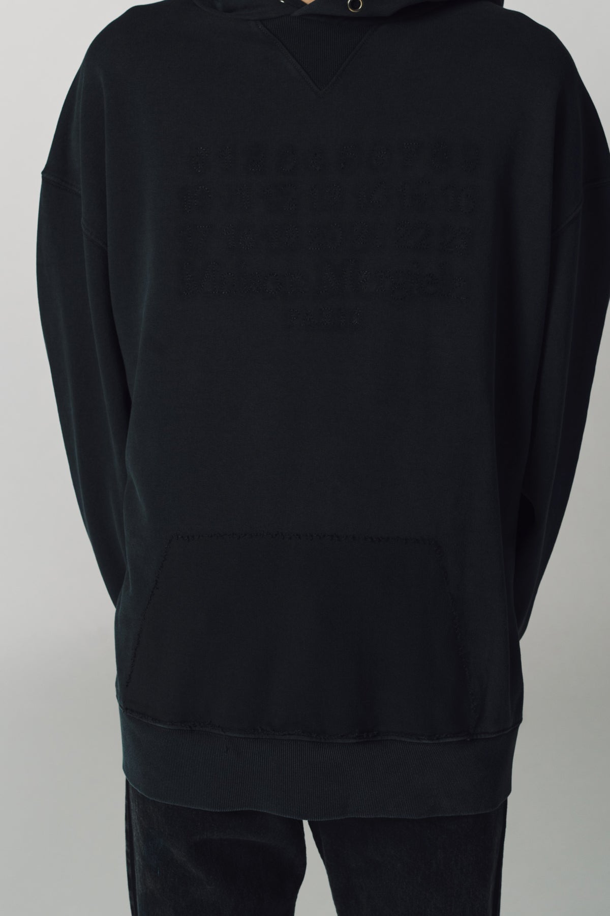 MAISON MARGIELA | REVERSE LOGO HOODED SWEATSHIRT - MAXFIELD LA