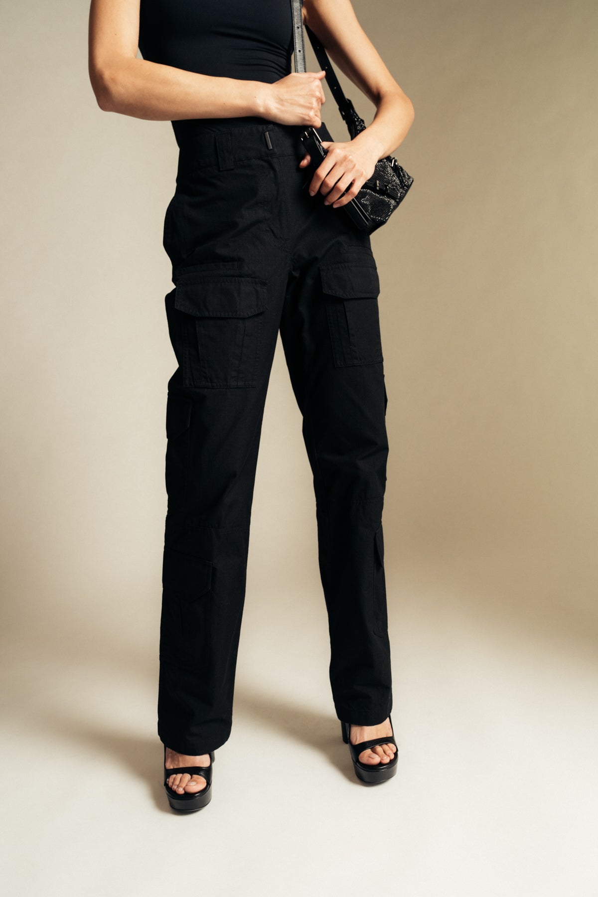 Black Slim-Fit Cargo Pants by Givenchy on Sale